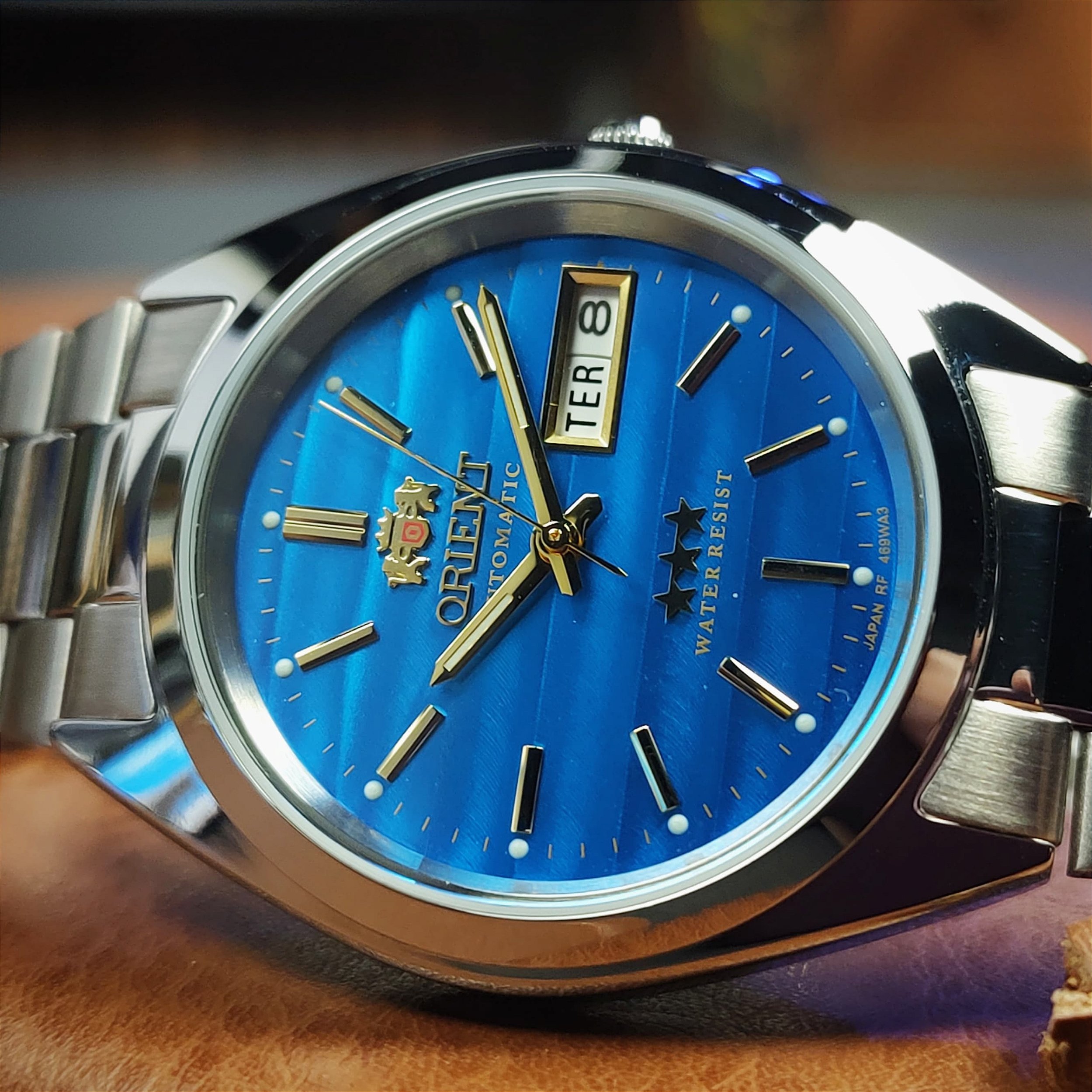 Orient 3 Stars 469WA3F A1SX Azul Automático - Relojoaria Impala