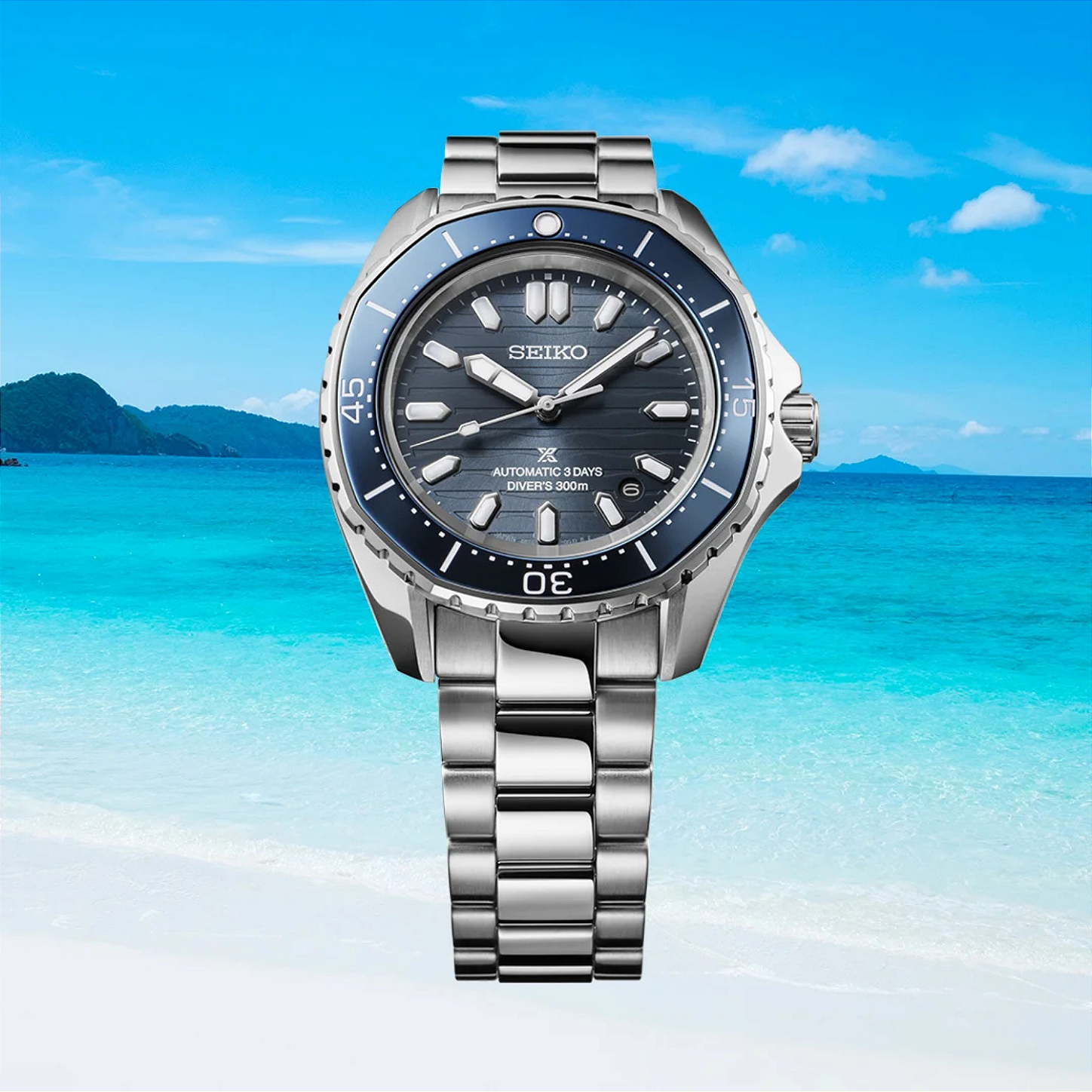 A*i様 SEIKO PROSPEX Relógio Seiko Prospex SPB483 Diver Azul 41.3mm - Relojoaria Impala