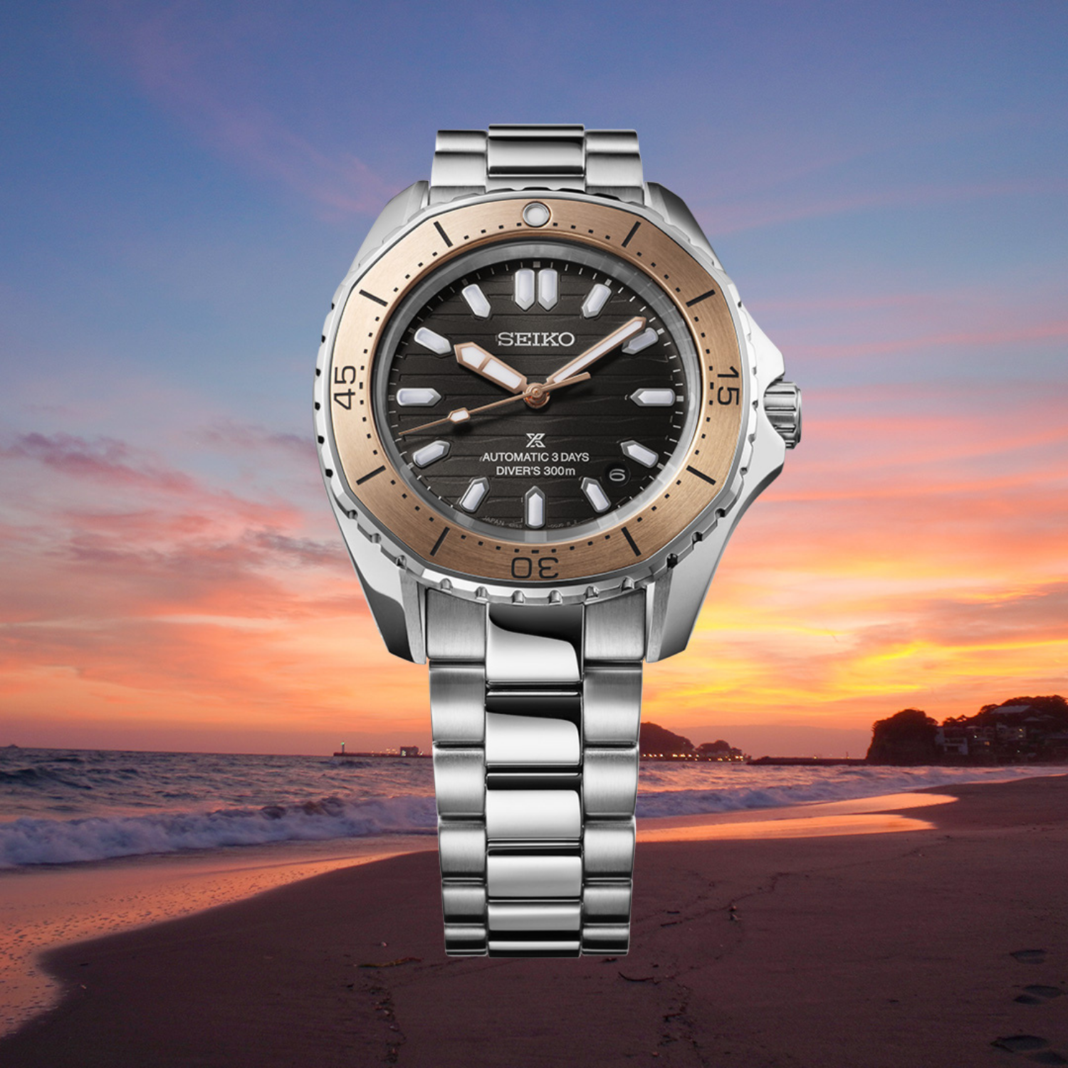 Relógio Seiko Prospex SPB485 Diver 41.3mm Cinza - Relojoaria