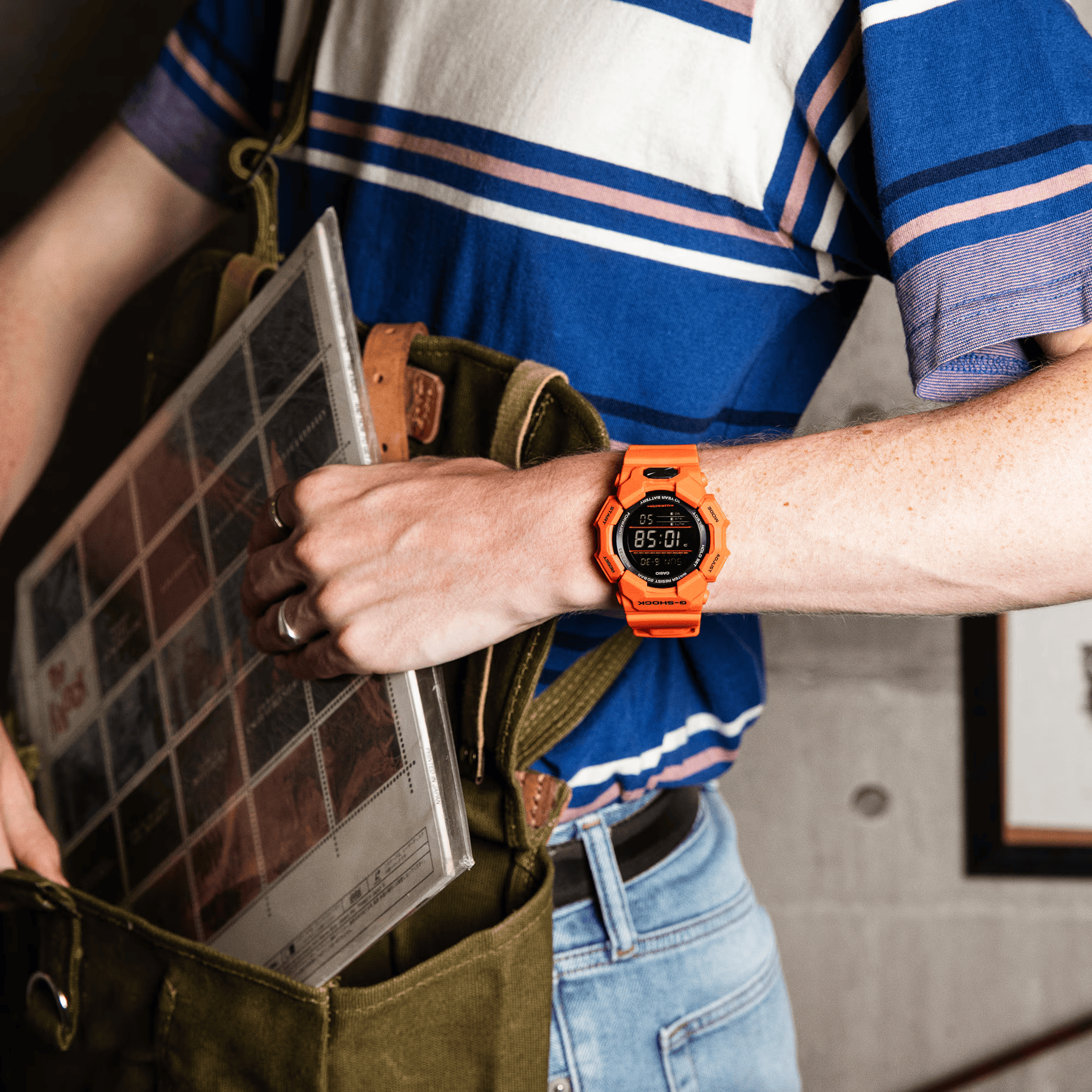 G-Shock GD-010-4DR Digital Laranja - Relojoaria Impala - Desde