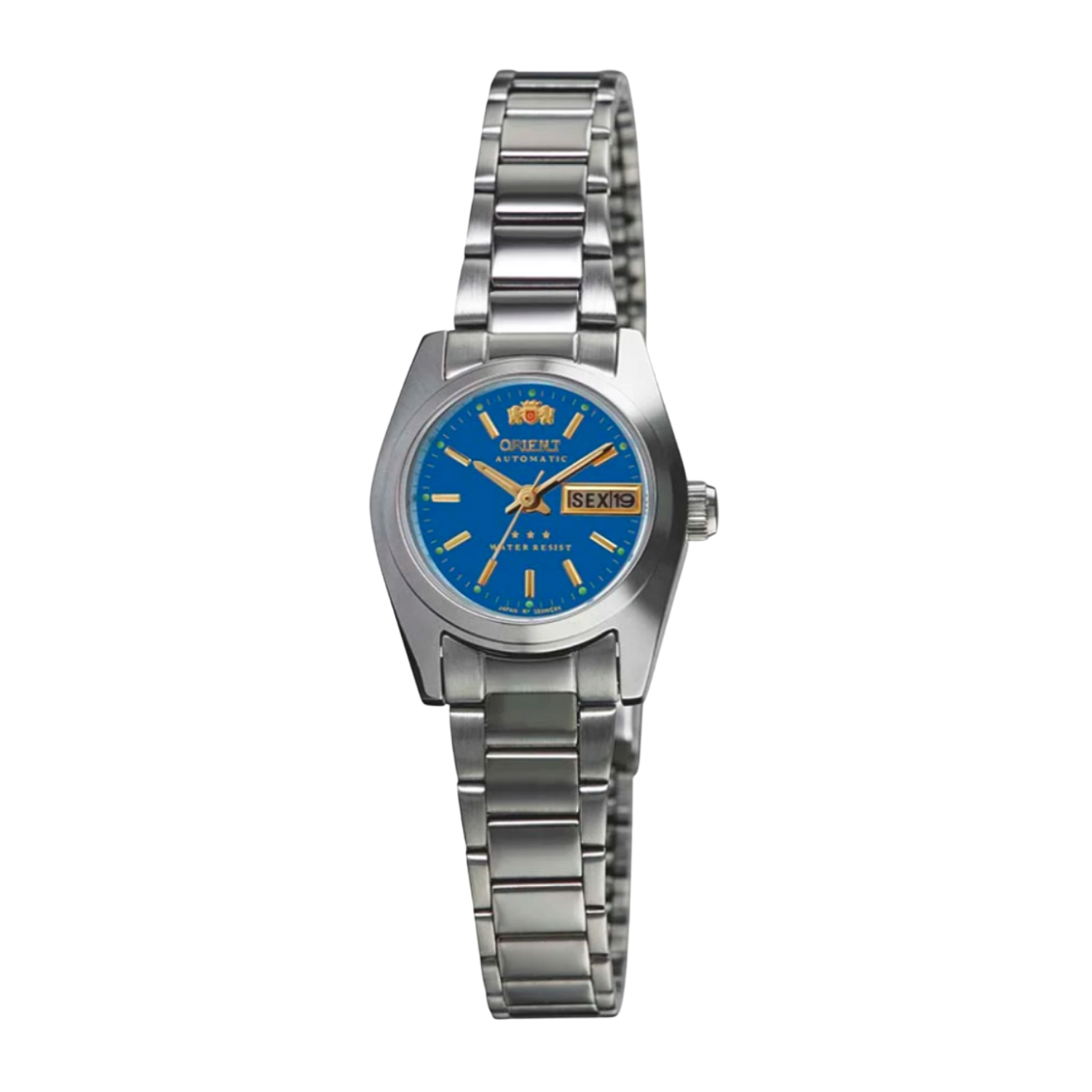 れいちゃ Orient 559WC8NH A1SX – Feminino Automático Azul Clássico