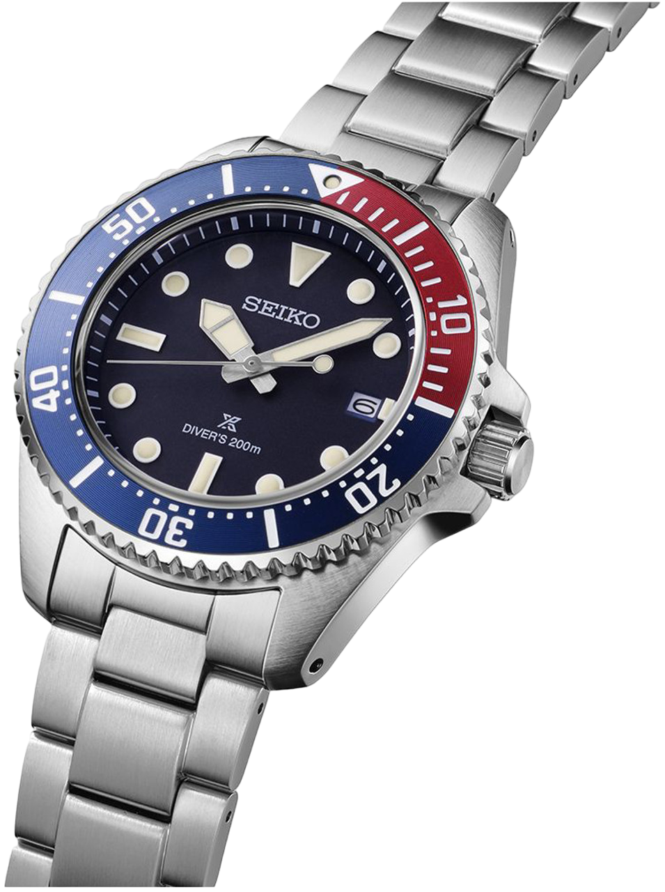 Relógio Seiko Prospex SNE595 Solar Diver Azul 41mm - Relojoaria