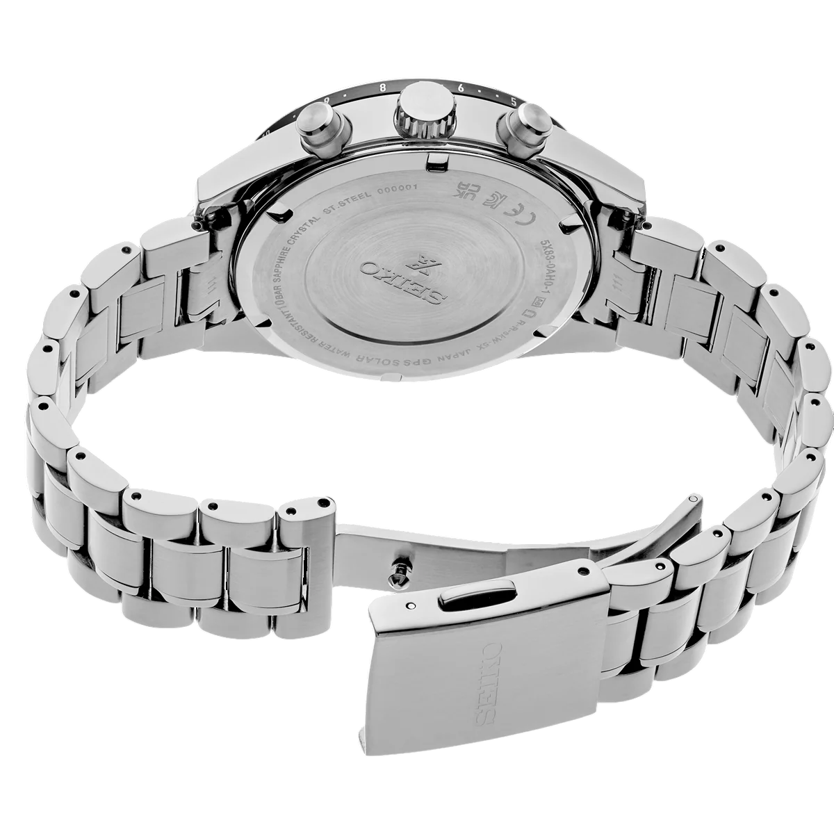 Seiko Prospex SSH167 GPS Solar Cronograph Edição Panda 42mm