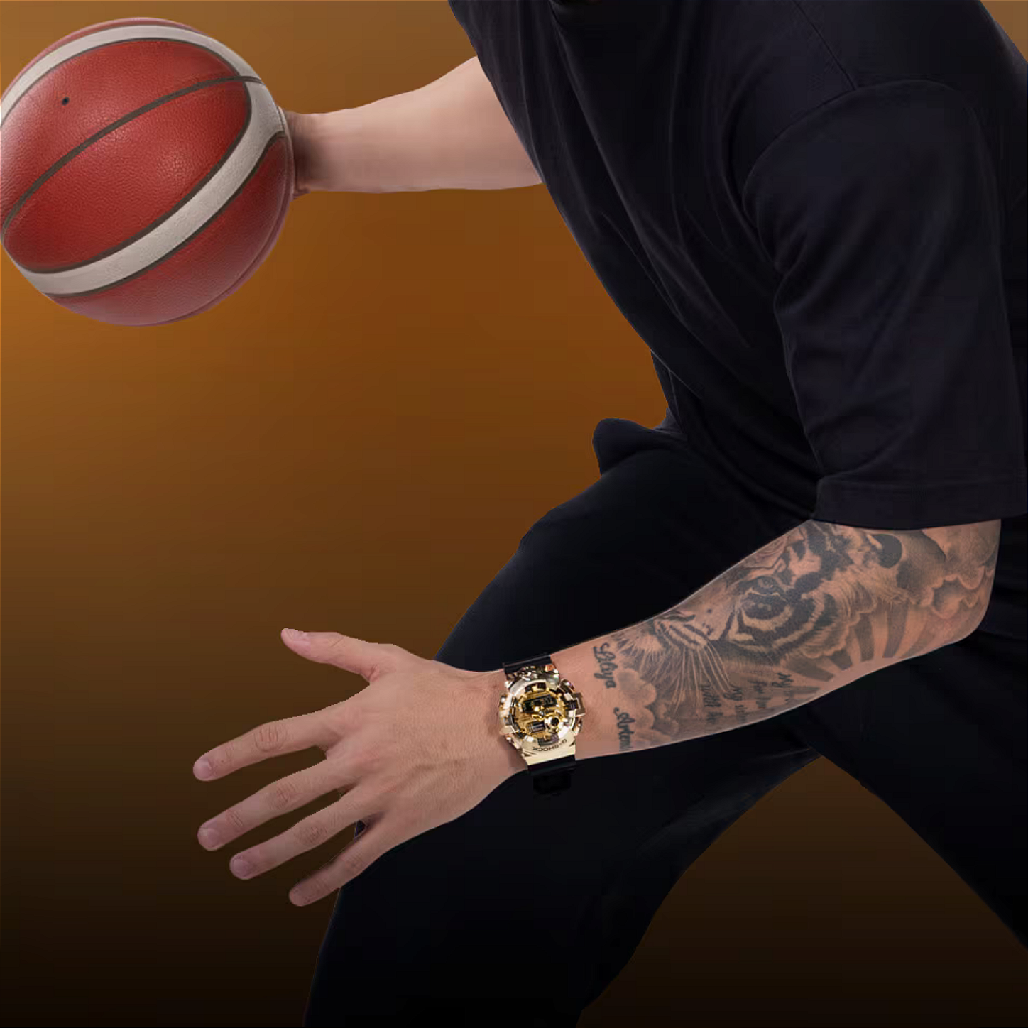 G-Shock GM-700G-9ADR Dourado Analógico-Digital - Relojoaria Impala