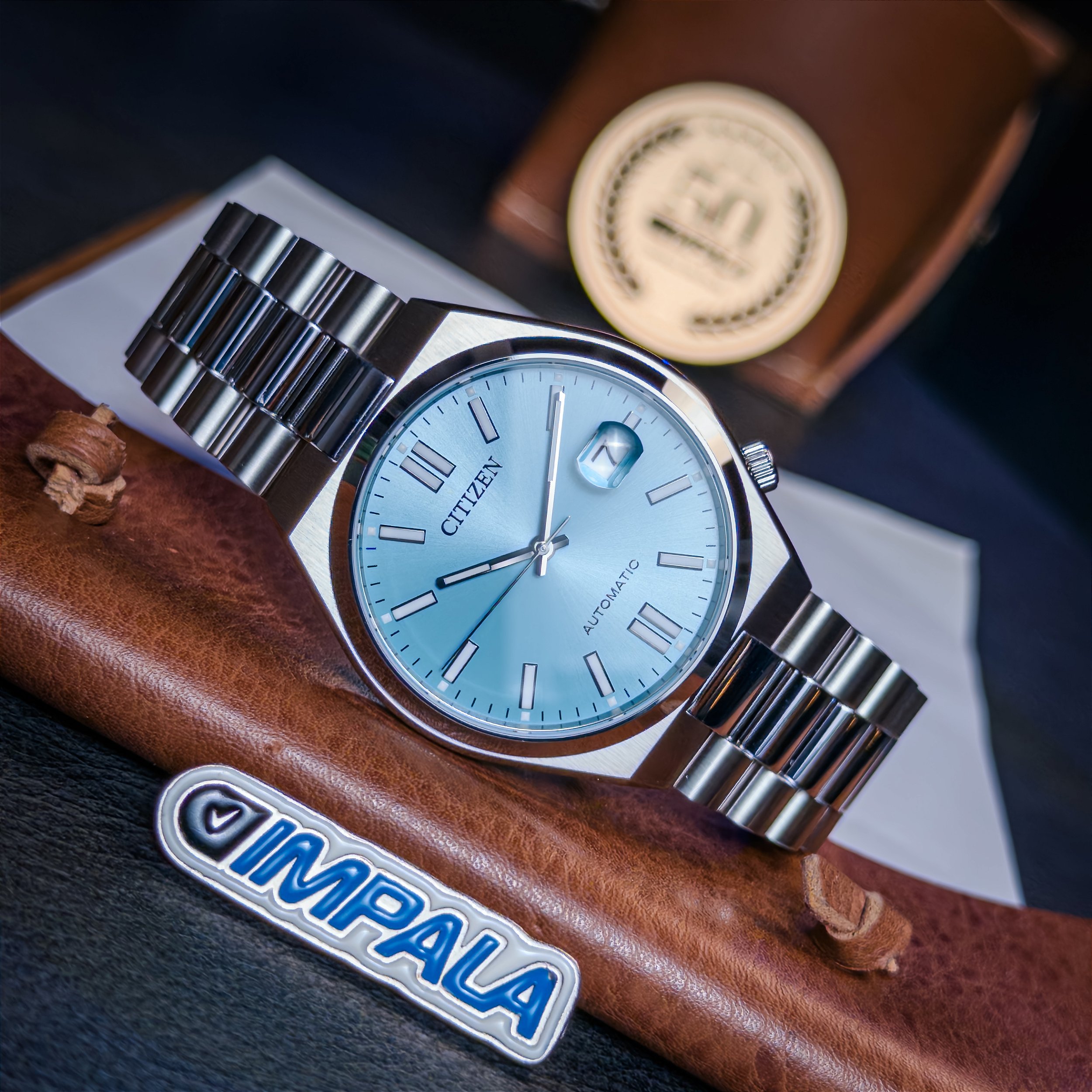 THOMAS様　ステンレス Citizen Tsuyosa NJ0151-53M Automático Masculino – Pulseira de Aço