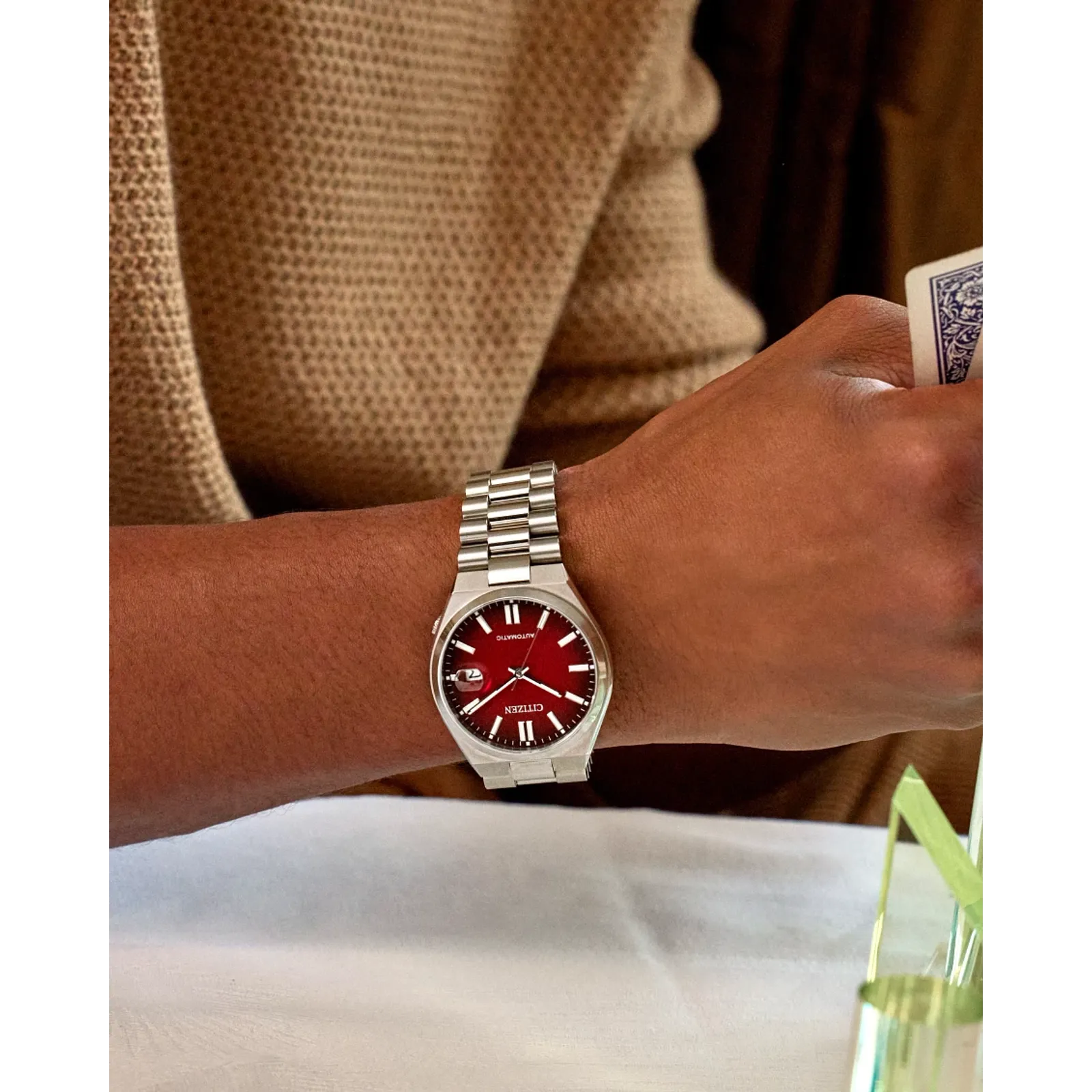 Citizen Tsuyosa Automático NJ0150-56W – Estilo esportivo e