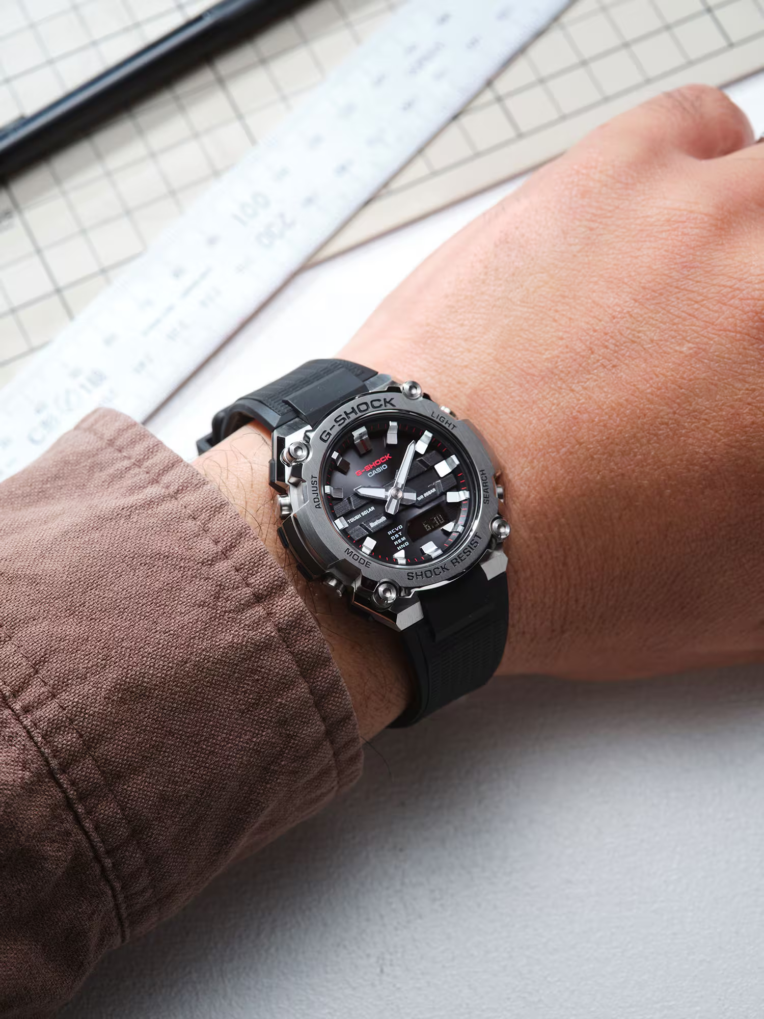 G-SHOCK GST-B600-1ADR – G-STEEL Compacto, Solar e Resistente a