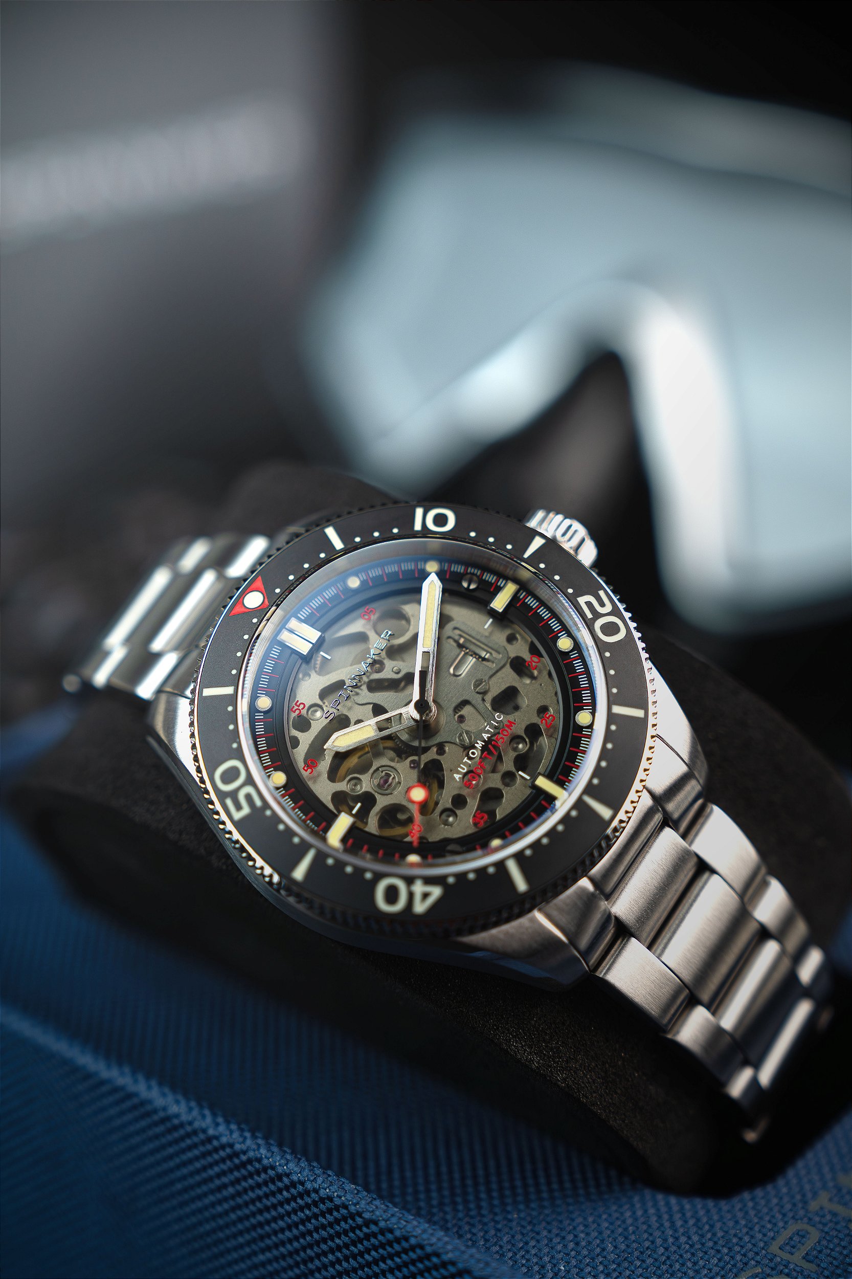 Relógio Spinnaker Croft 42 Skeleton Automatic Aço NH70