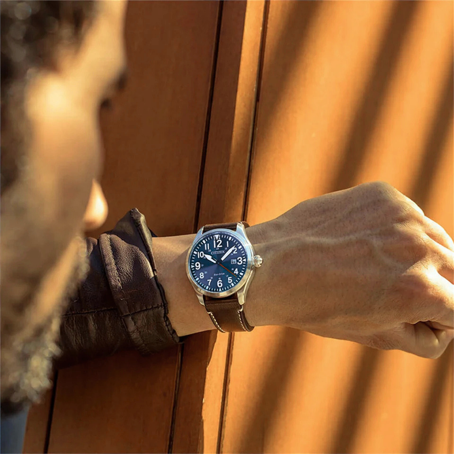 Citizen Chandler Military BM6838-17L Eco-Drive Azul 42mm