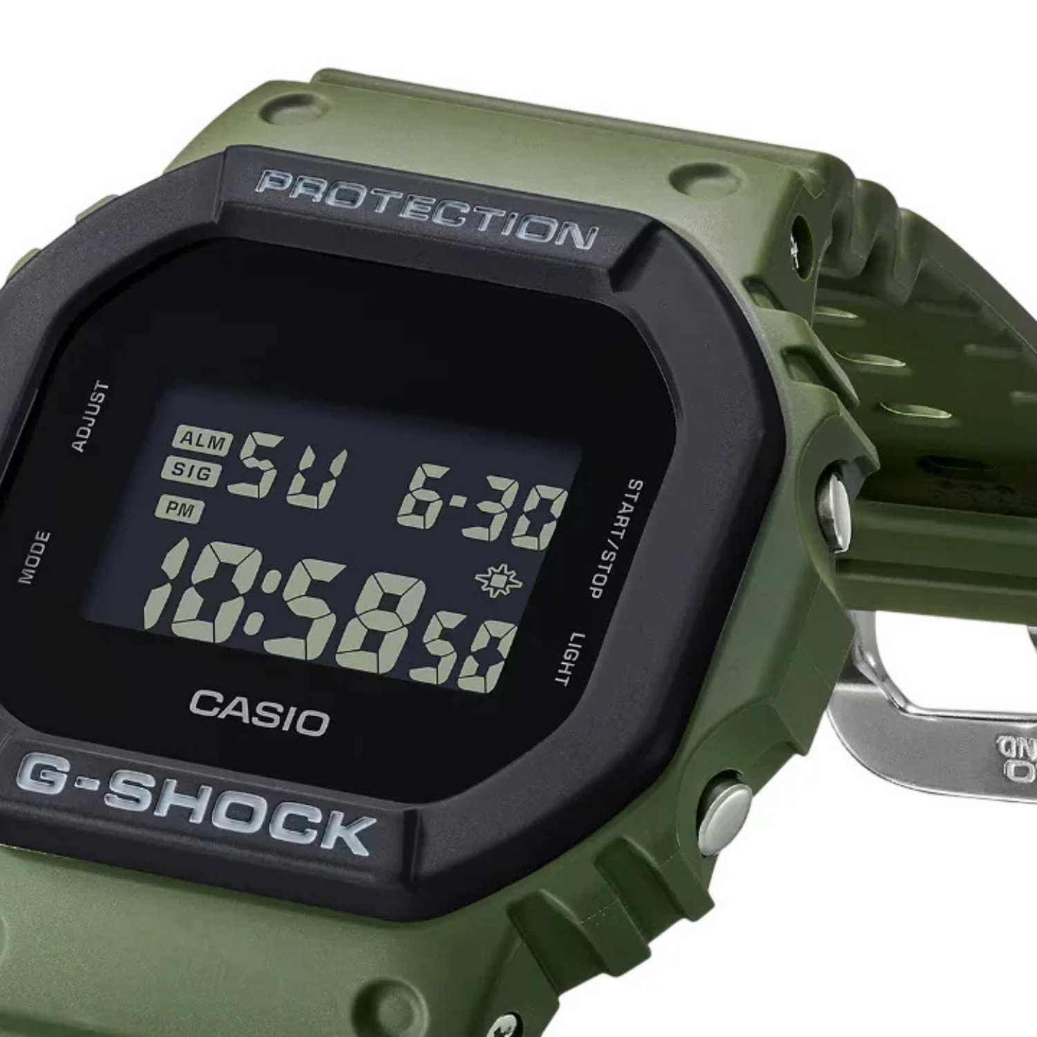 G-SHOCK DW-5610UU-3DR Urban Utility Verde Oliva – Resistência 200M