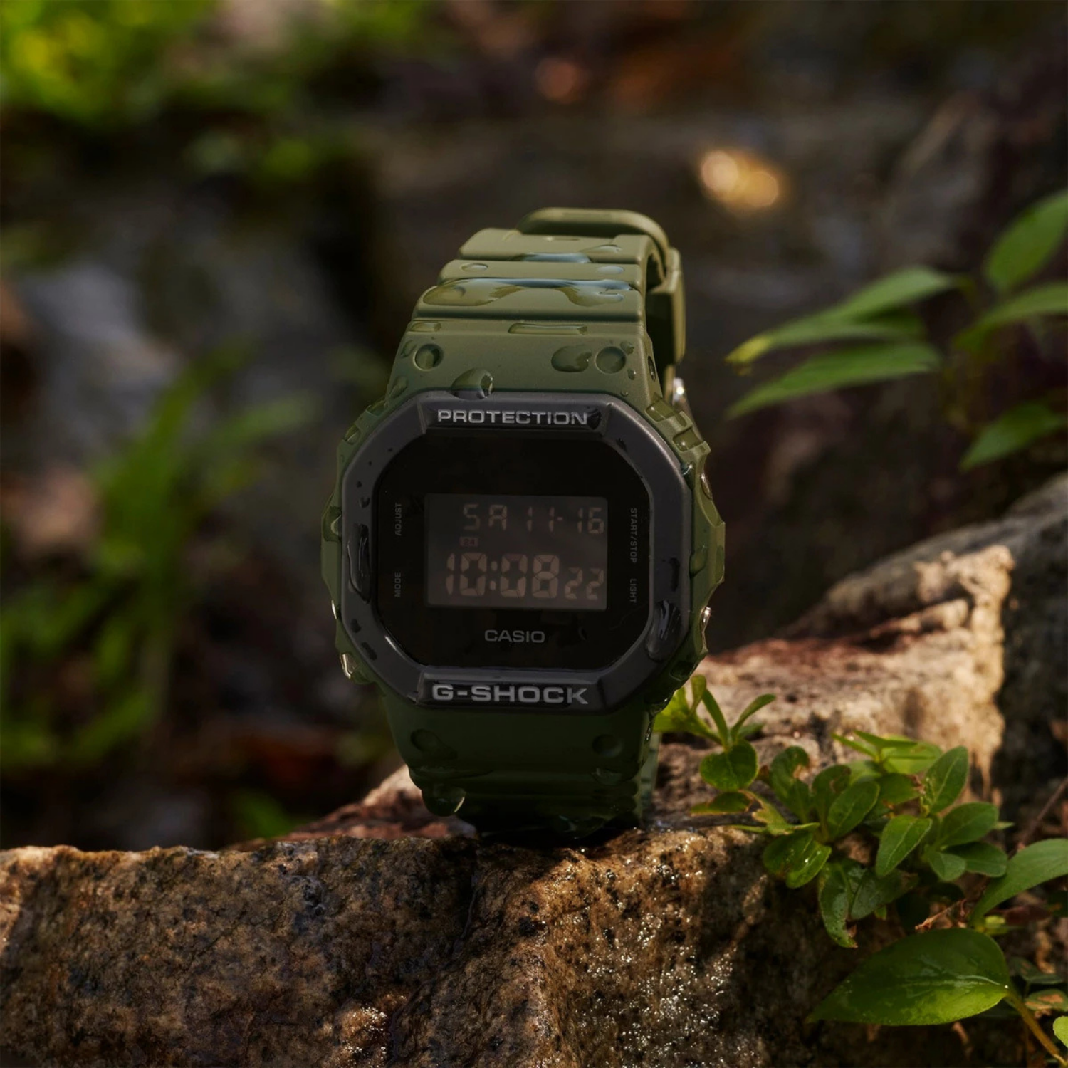 G-SHOCK DW-5610UU-3DR Urban Utility Verde Oliva – Resistência 200M