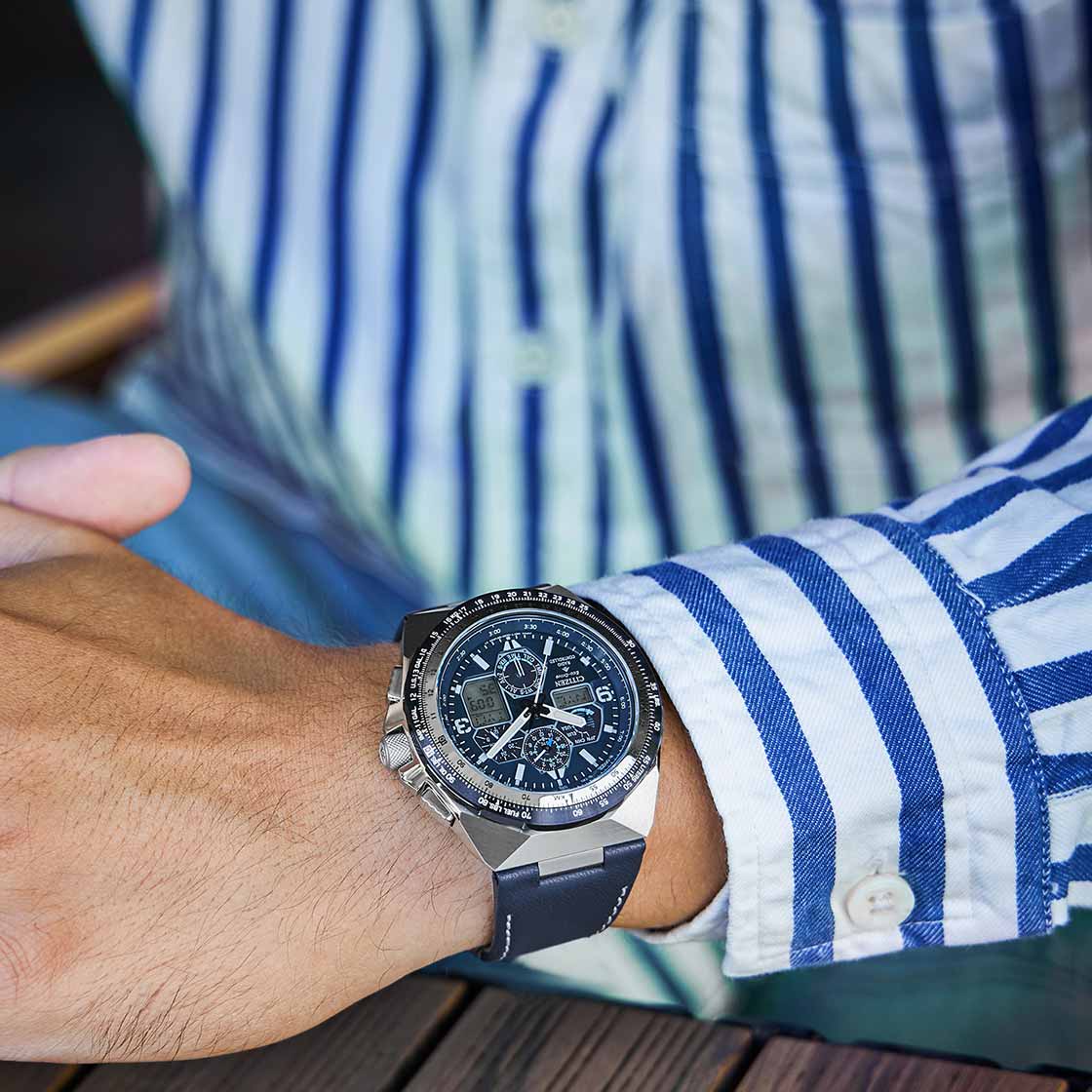 Citizen Promaster Skyhawk JY8148-08L Azul Eco-Drive - Relojoaria