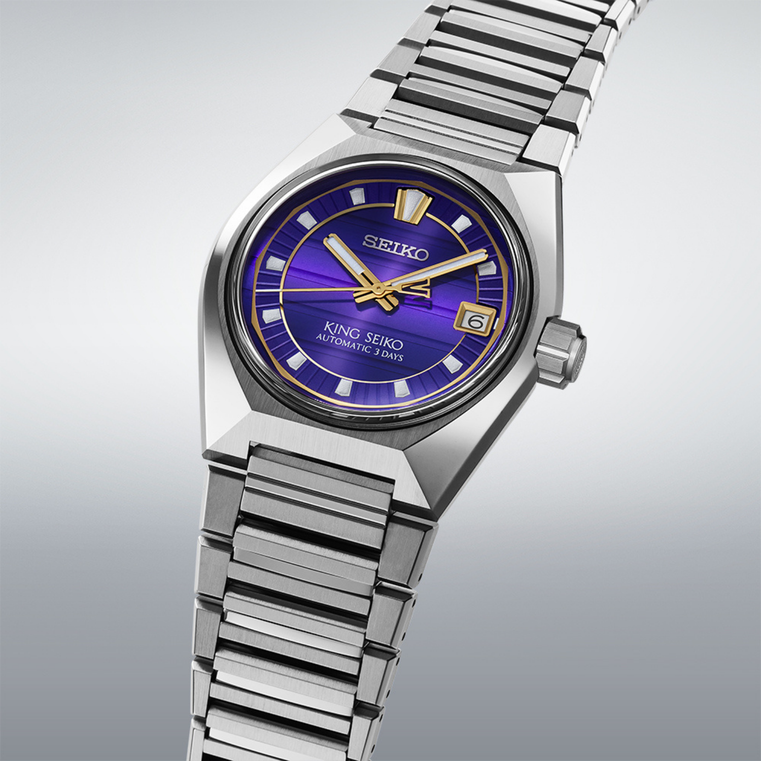 asako King Seiko Vanac Tokyo Twilight SDKV001 / SLA083J1 Automático Roxo