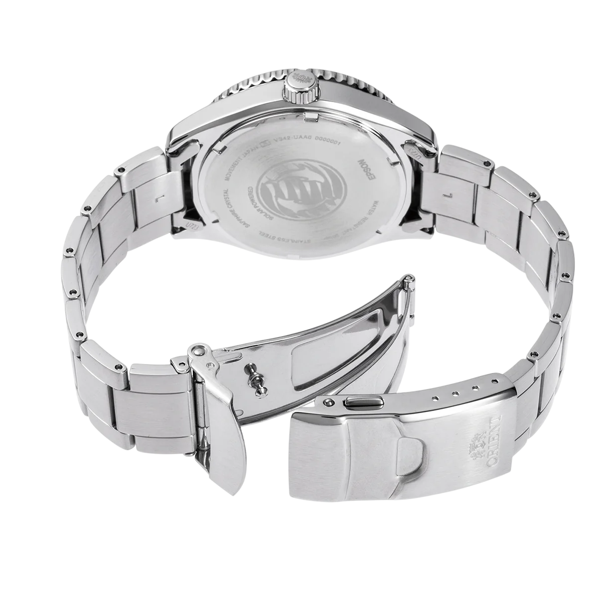 Orient Solar RA-WJ0001E10B Verde Safira 200m - Relojoaria Impala