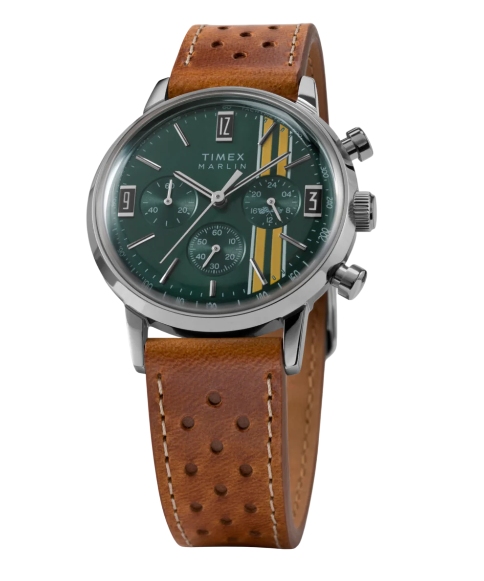 RAIRA 掛時計 WC-01-M グリーン Timex Marlin TW2W99100 Cronógrafo Verde Vintage - Relojoaria