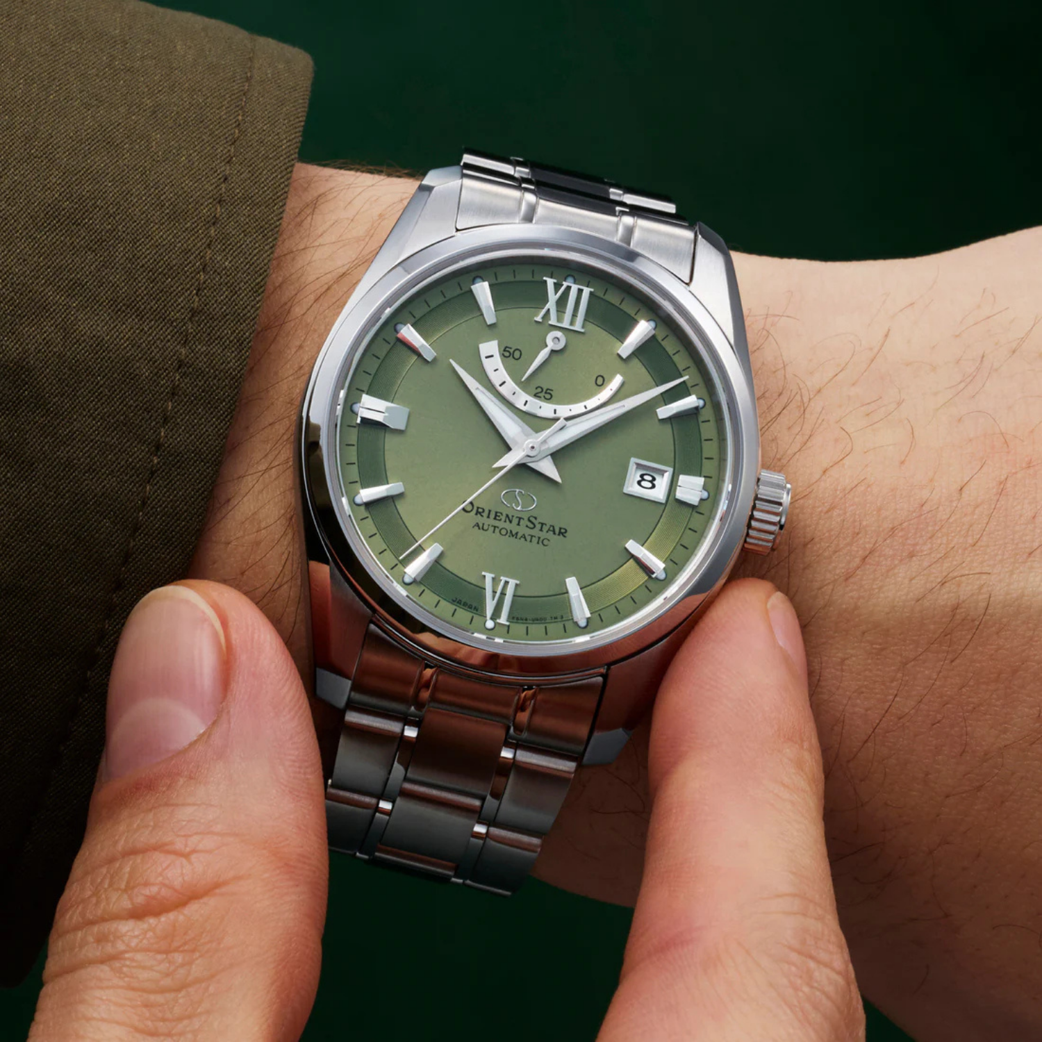 Orient Star RE-AU0107E Verde Folhagem Automático Contemporary