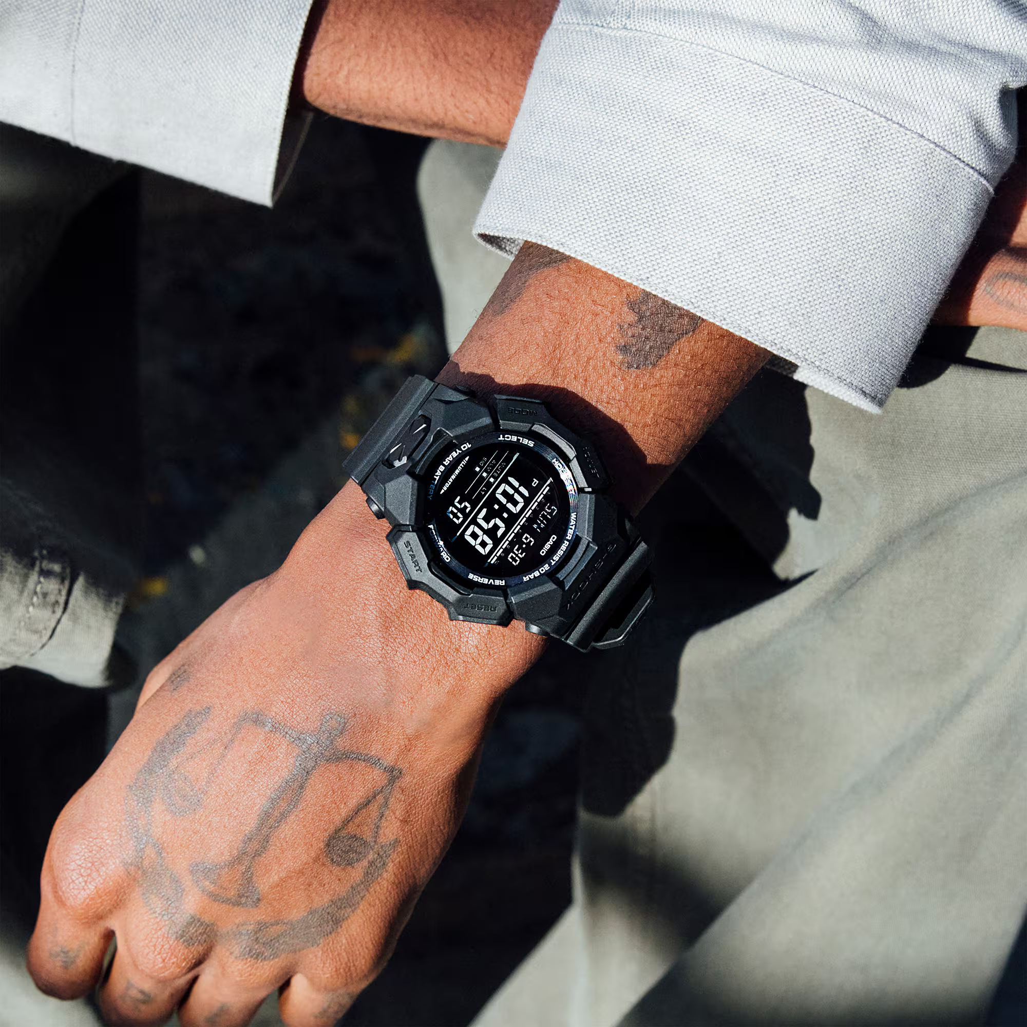 G-Shock GD-010-1A1DR Digital Preto - Relojoaria Impala - Desde