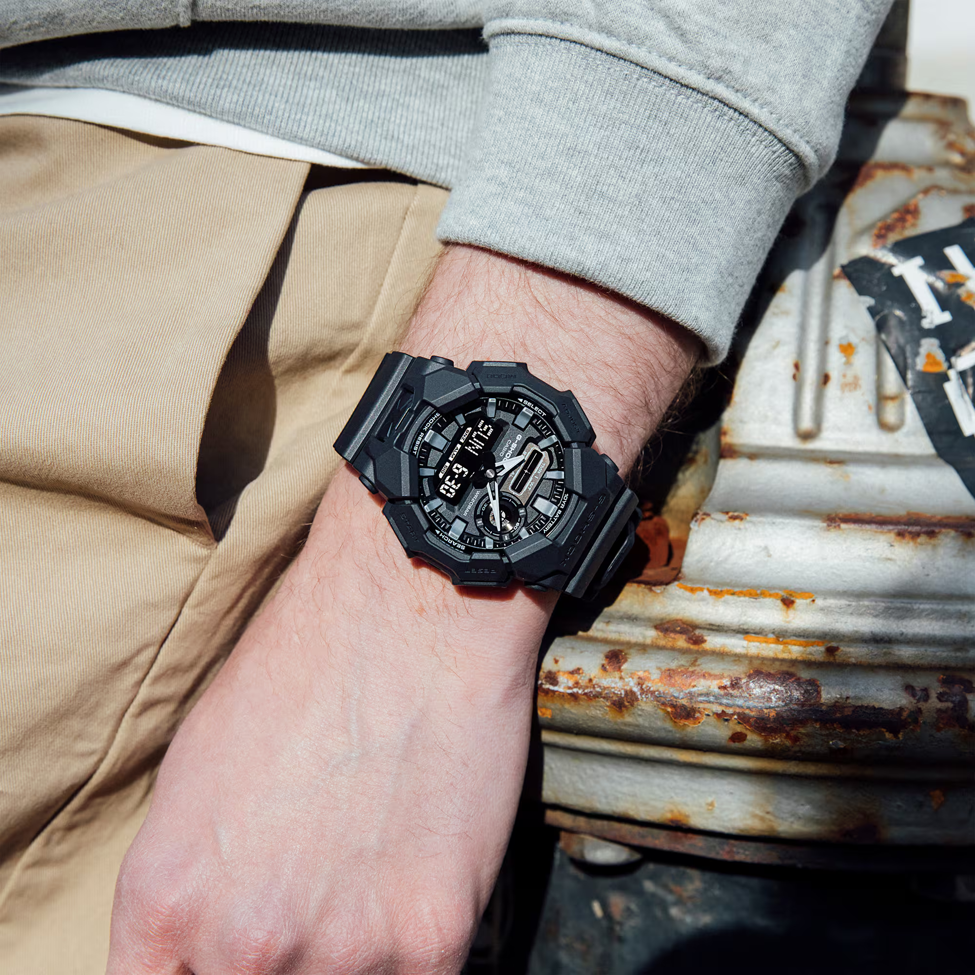 G-SHOCK GA-010-1A1DR Pulseira Preto Analógico-Digital - Relojoaria