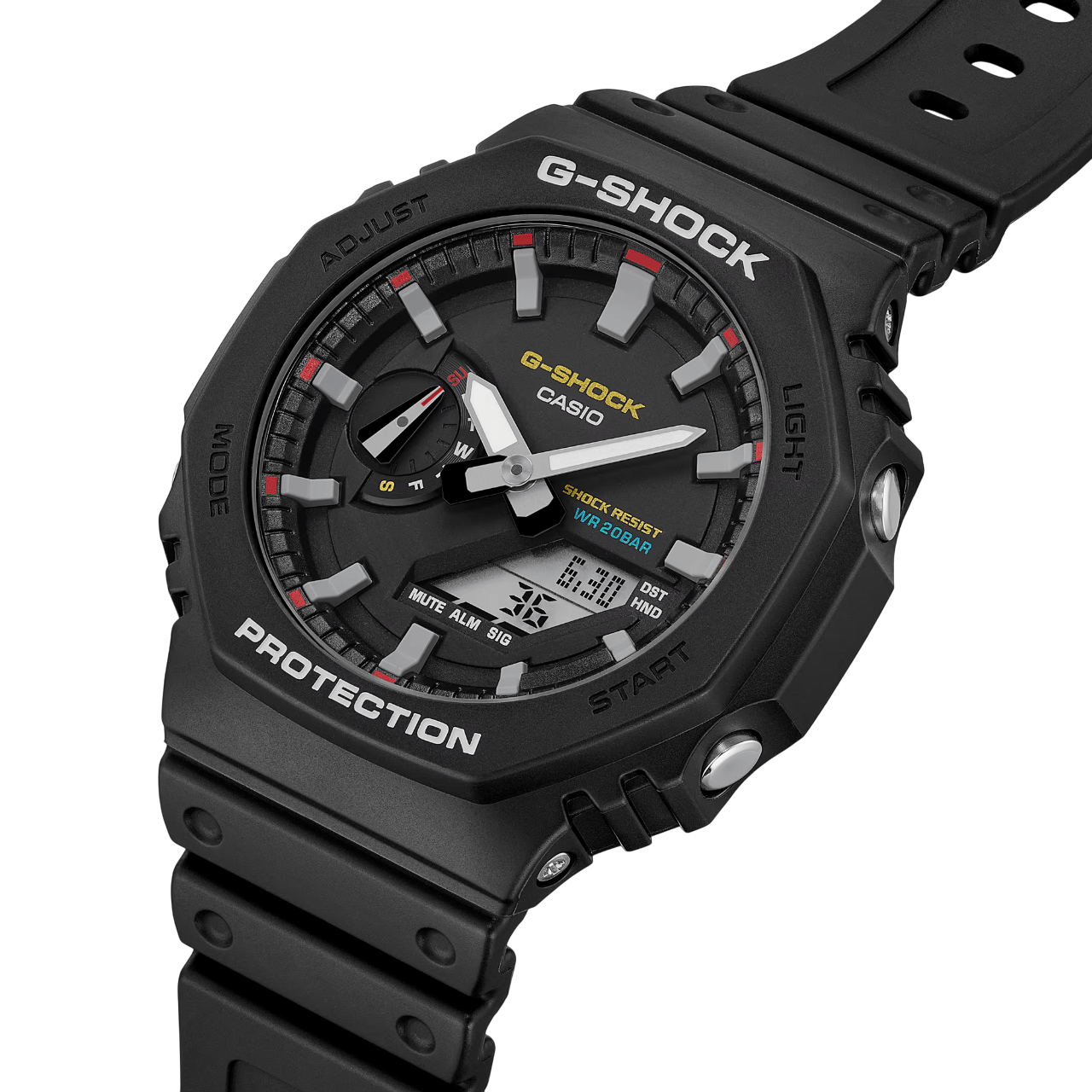 G-Shock GA-2100RL-1ADR Preto Edição Especial - Relojoaria Impala