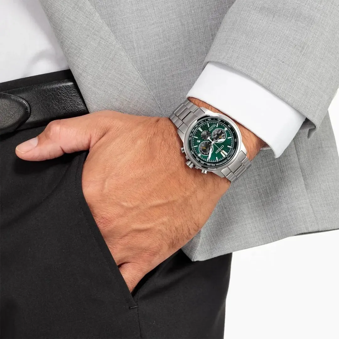 Citizen Eco-Drive Super Titanium CA4570-88X Verde - Relojoaria