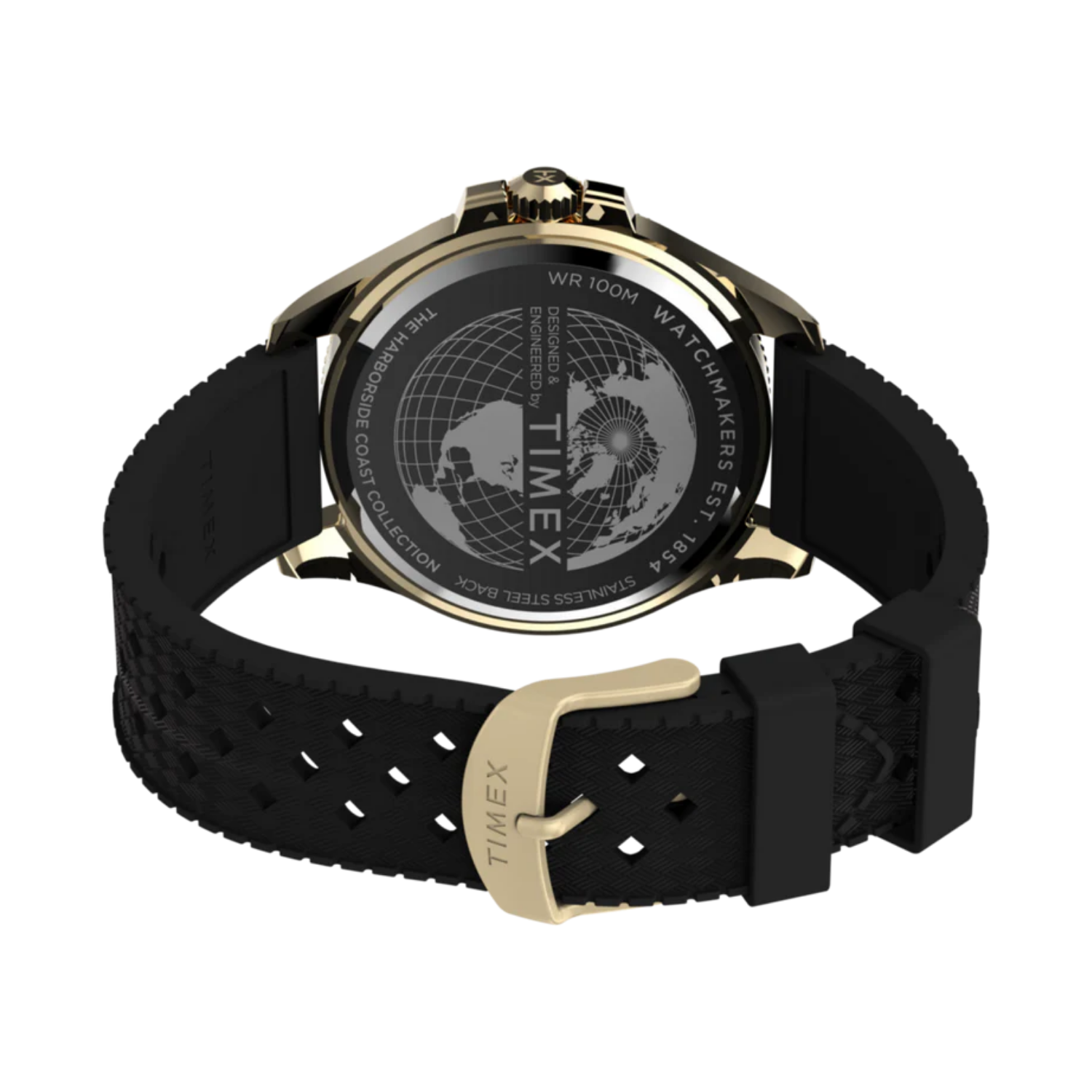 Relógio Timex Harborside Coast TW2Y05300 Dourado Diver