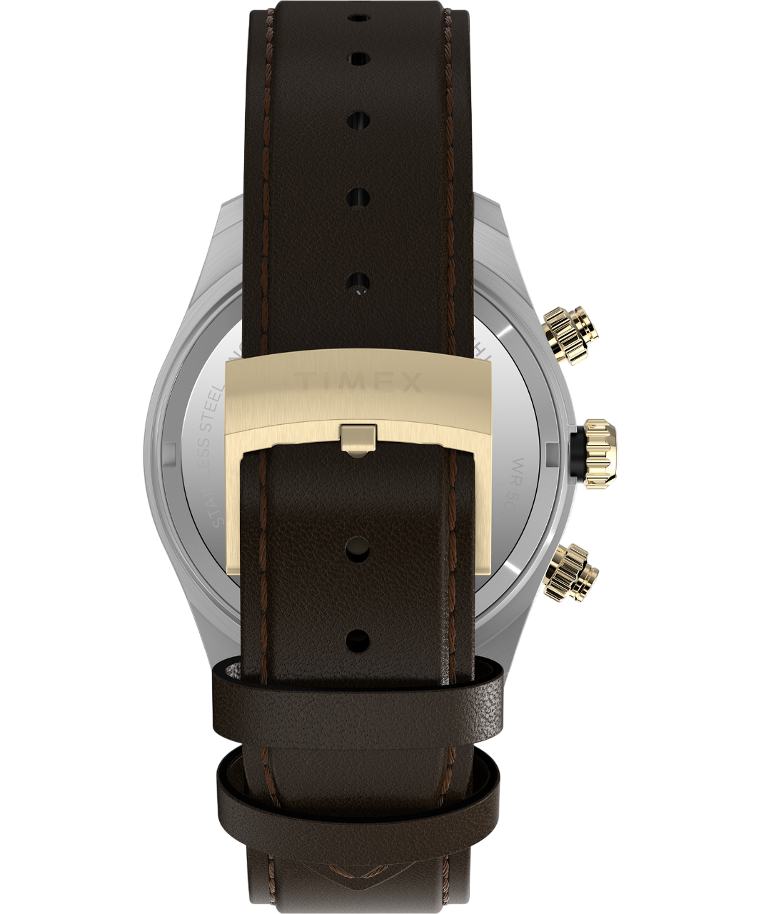 Timex Waterbury TW2Y24100 Cronógrafo Couro Marrom 39mm