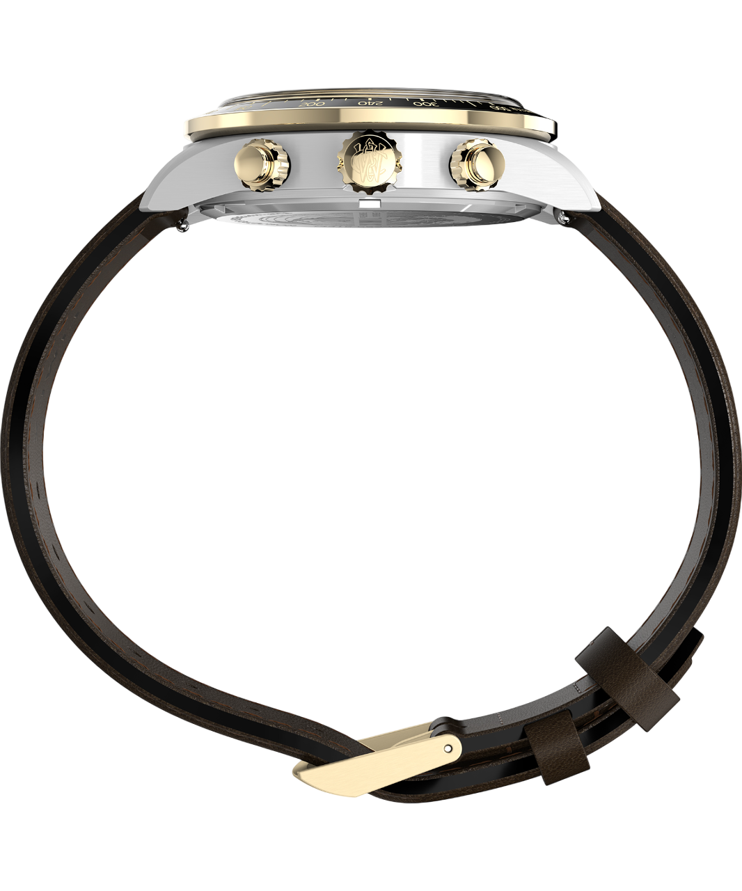 Timex Waterbury TW2Y24100 Cronógrafo Couro Marrom 39mm