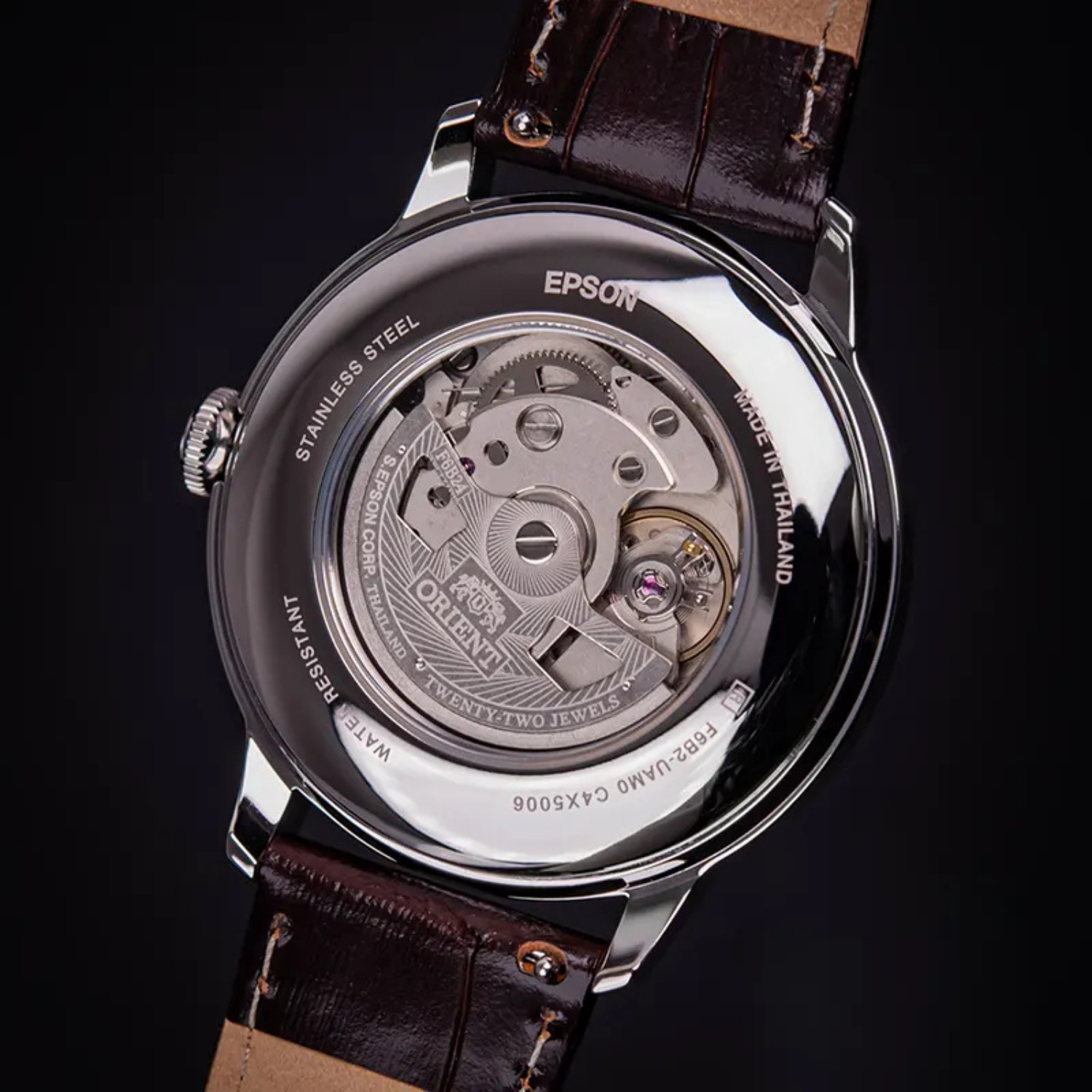 Orient Sun & Moon RA-AK0807R30B – Automático Clássico Vermelho