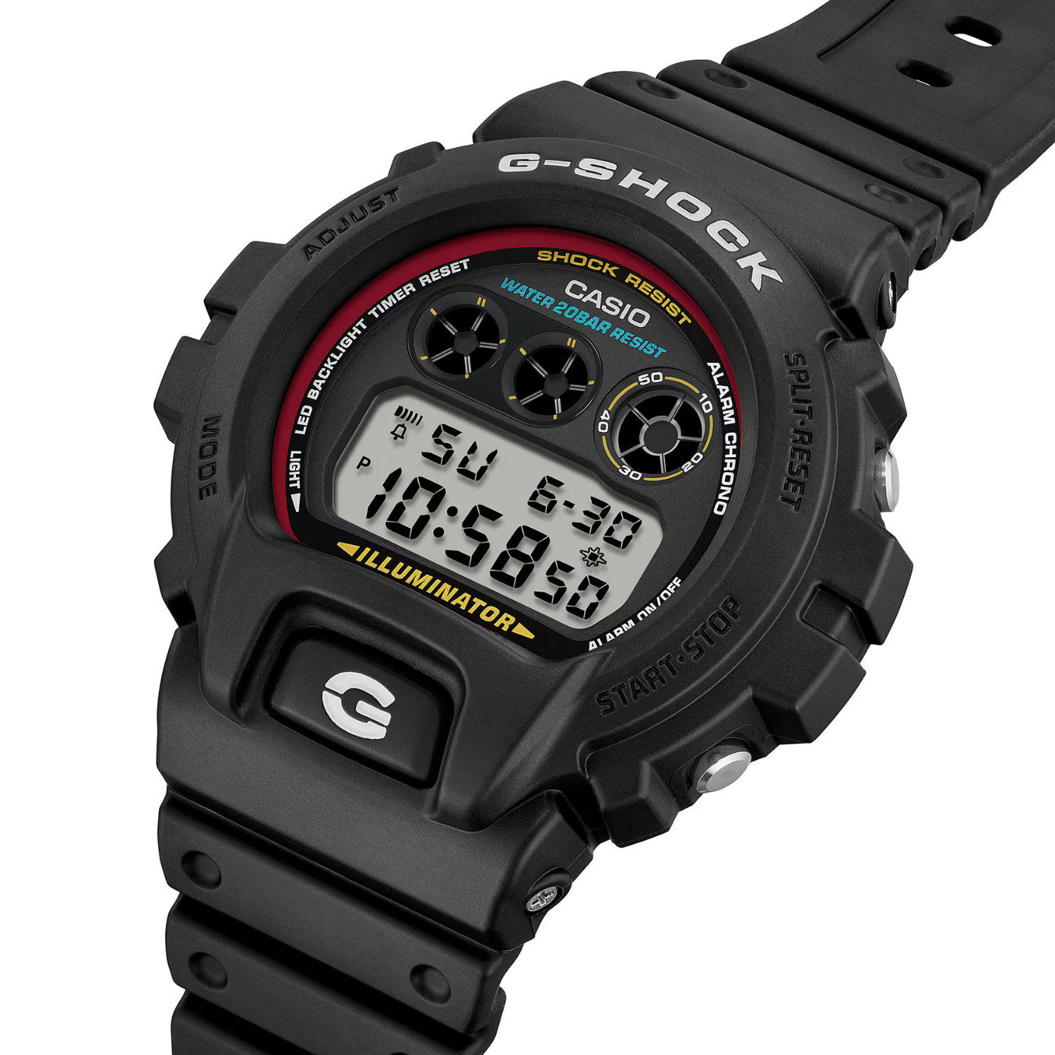 G-SHOCK DW-6900rl-1DR – Icônico, Monocromático e Resistente a 200M