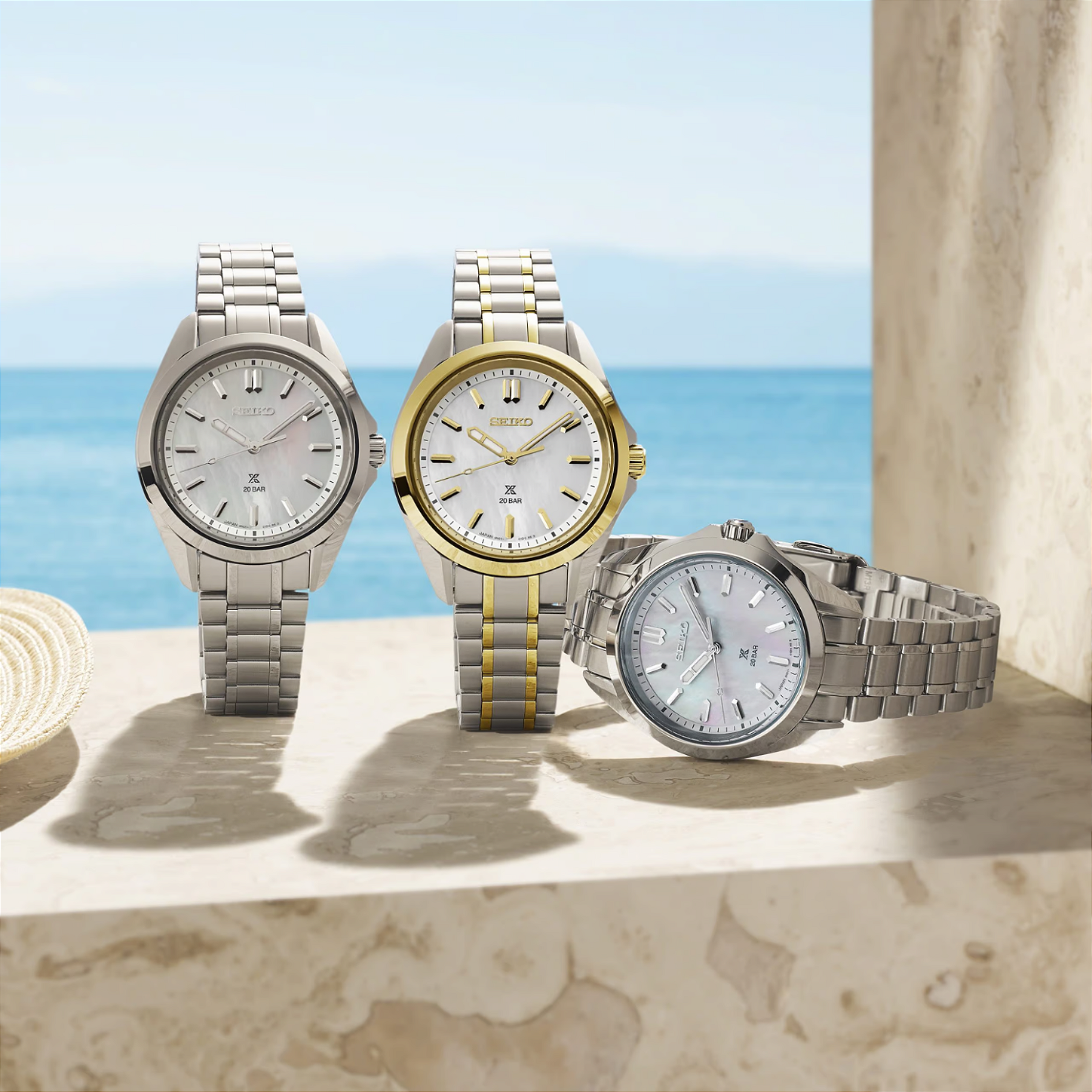 Relógio Seiko Prospex SUR607 Feminino Quartz Safira 200M