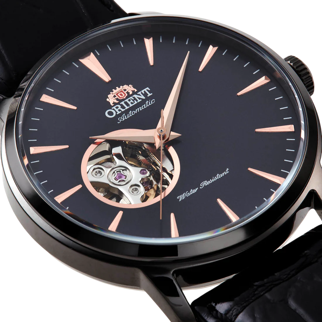 ORIENT 自動巻　オープンハート DB03-E0CA　ModelD ブラック Orient Esteem II TAG02001B0 – Elegância, Open Heart e Precisão