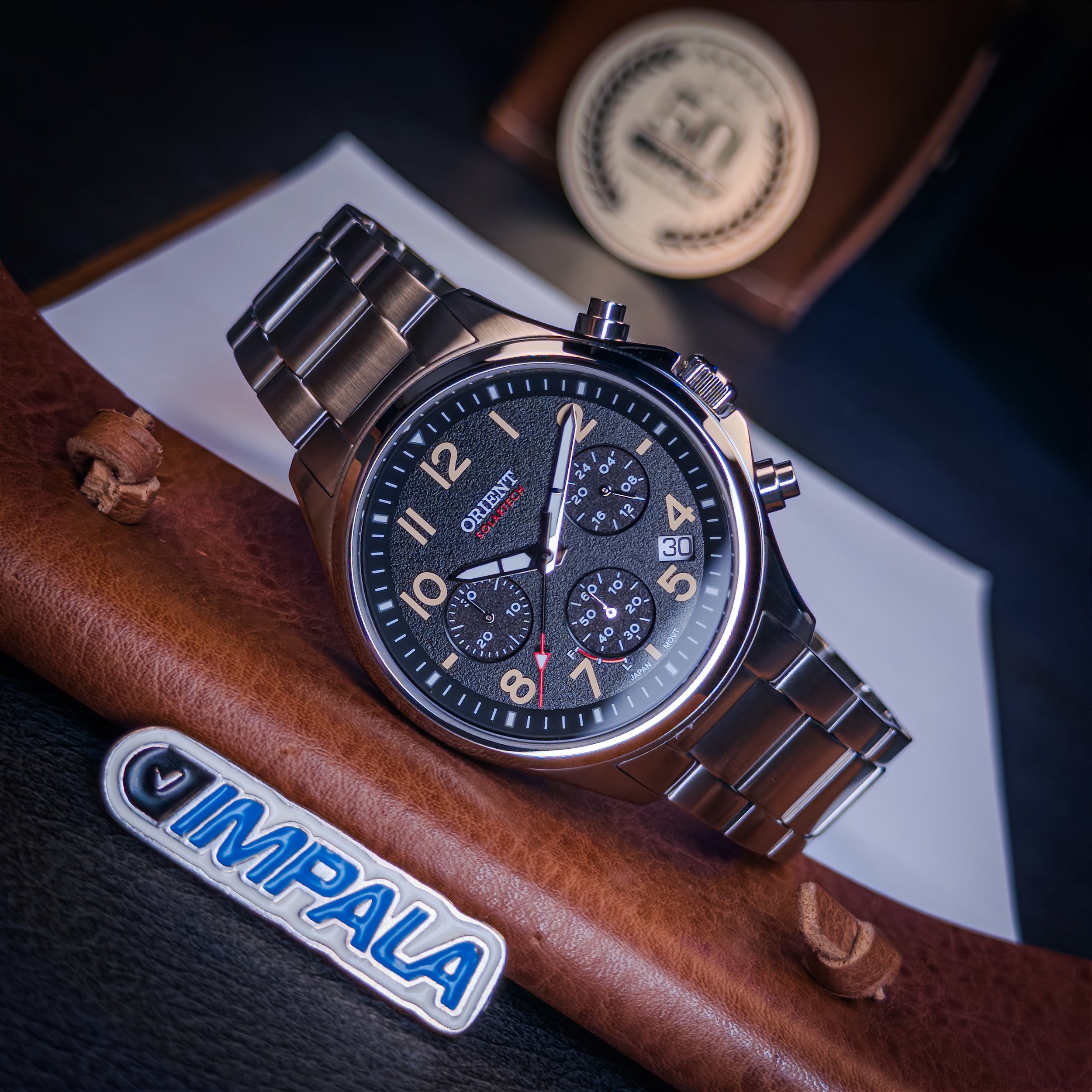 Orient Elite Land Solartech MBSSC290 P2SX – Solar 41mm Safira 100m