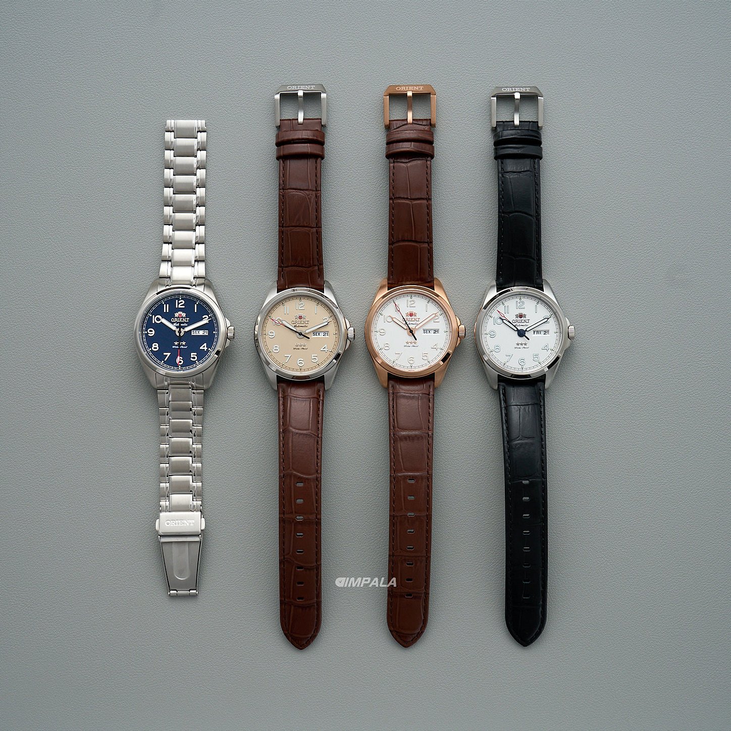 Orient 3 Stars Elegance YN6RC006 S2NX Branco Automático