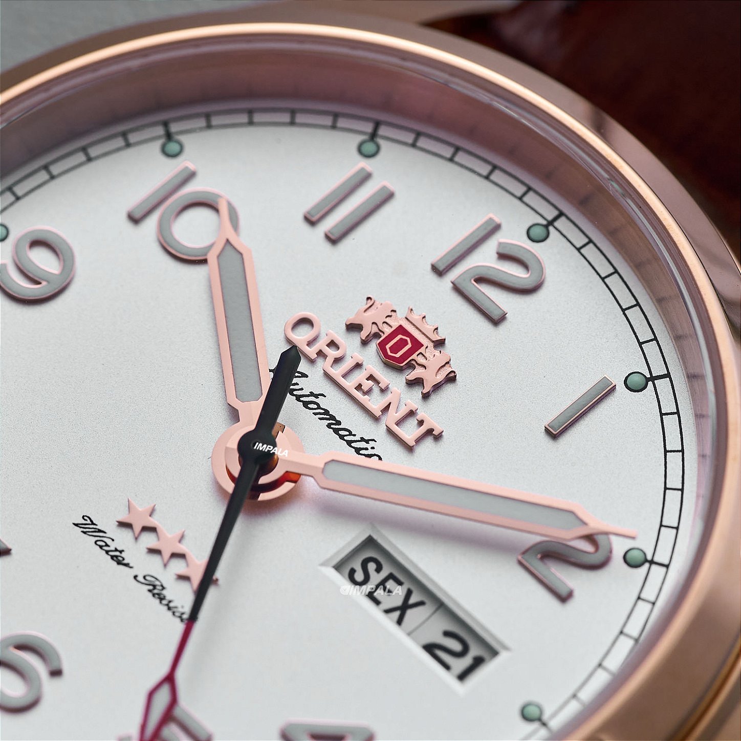 Orient 3 Stars Elegance YN6RC006 S2NX Branco Automático