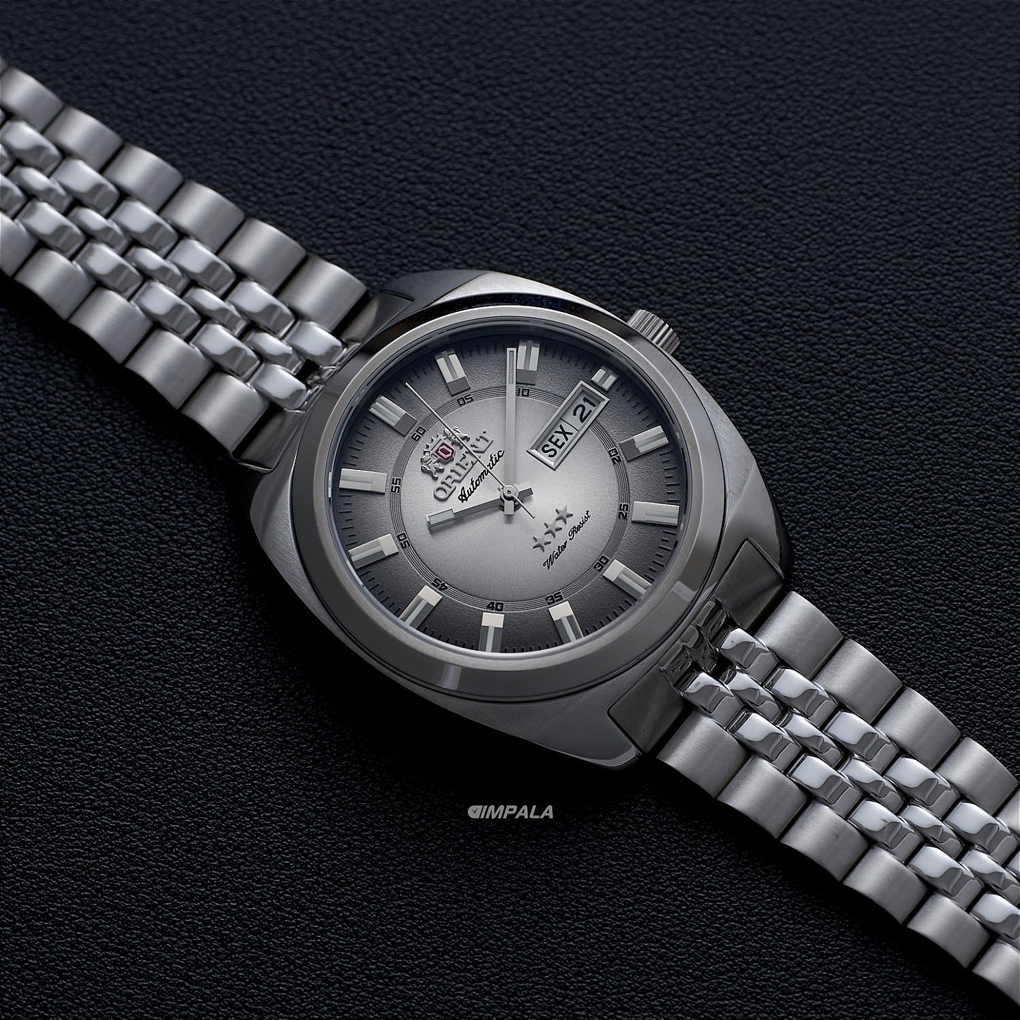 Orient Heritage 3 Estrelas YN6SS005 S1SX Cinza Automático