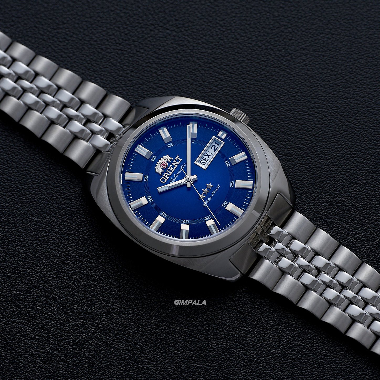Orient Heritage 3 Estrelas YN6SS005 D1SX Azul Automático
