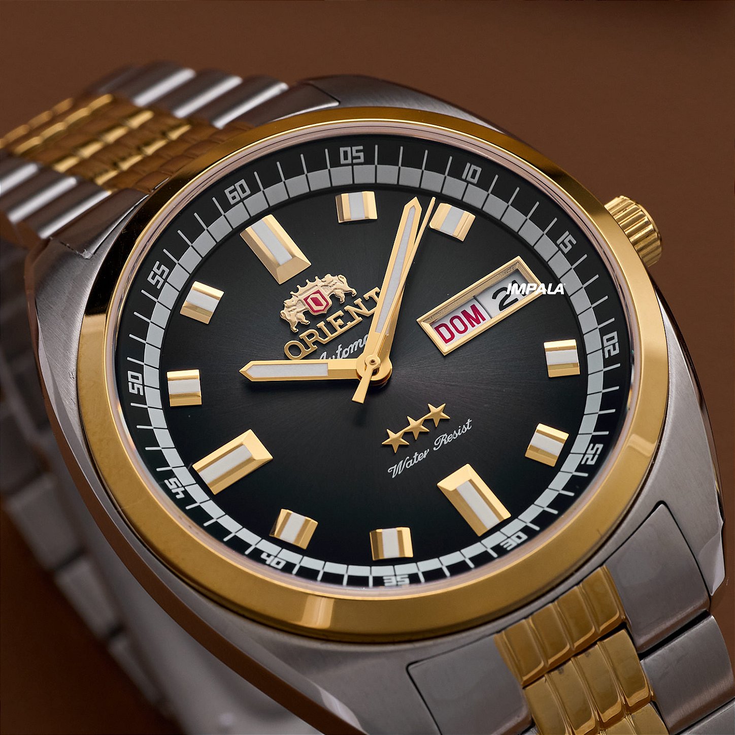 Orient Heritage 3 Stars YN6TT004 P1SK Preto Automático