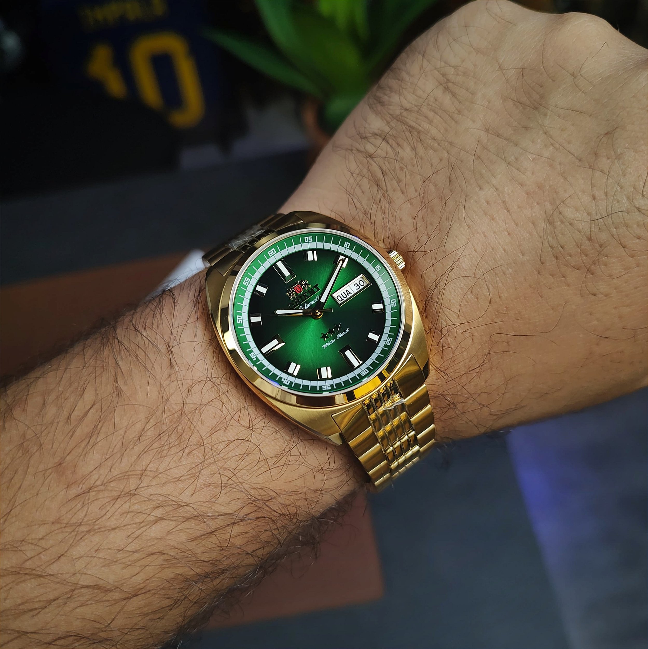 Orient Heritage 3 Stars YN6GG004 E1KX Verde Automático