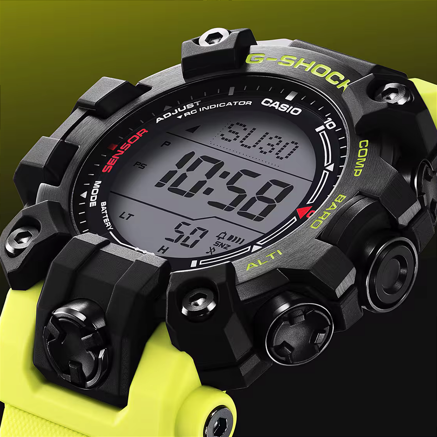 G-SHOCK GW-9500MRY-1A9DR Mudman – Master of G, Solar e 200M