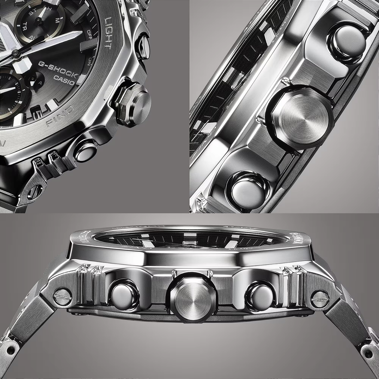 G-Shock GMC-B2100D-1ADR Full Metal Preto Bluetooth 200M