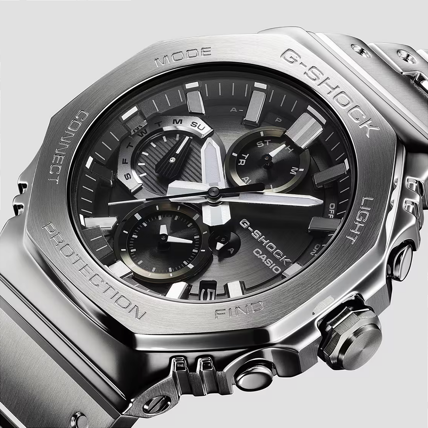 G-Shock GMC-B2100D-1ADR Full Metal Preto Bluetooth 200M