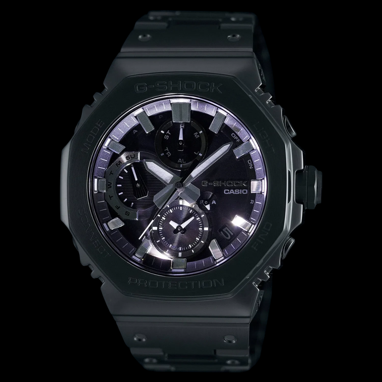 G-Shock GMC-B2100D-1ADR Full Metal Preto Bluetooth 200M