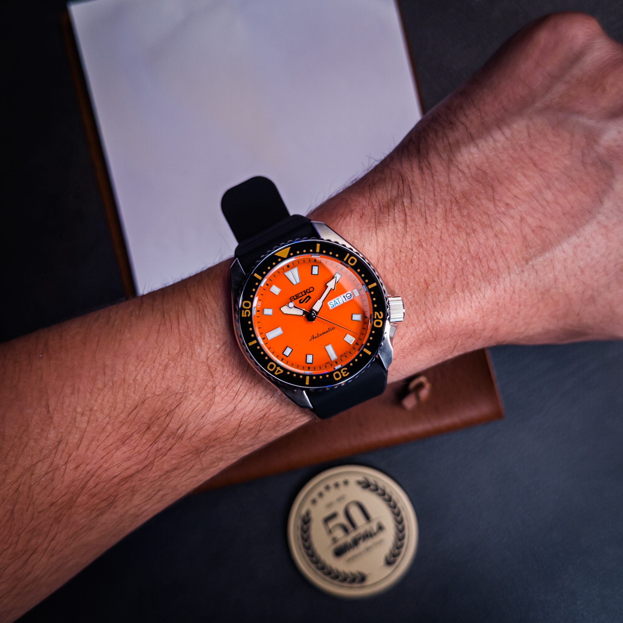 Seiko SRPL89K1 Automático | Homenagem ao SKX399 com Mostrador