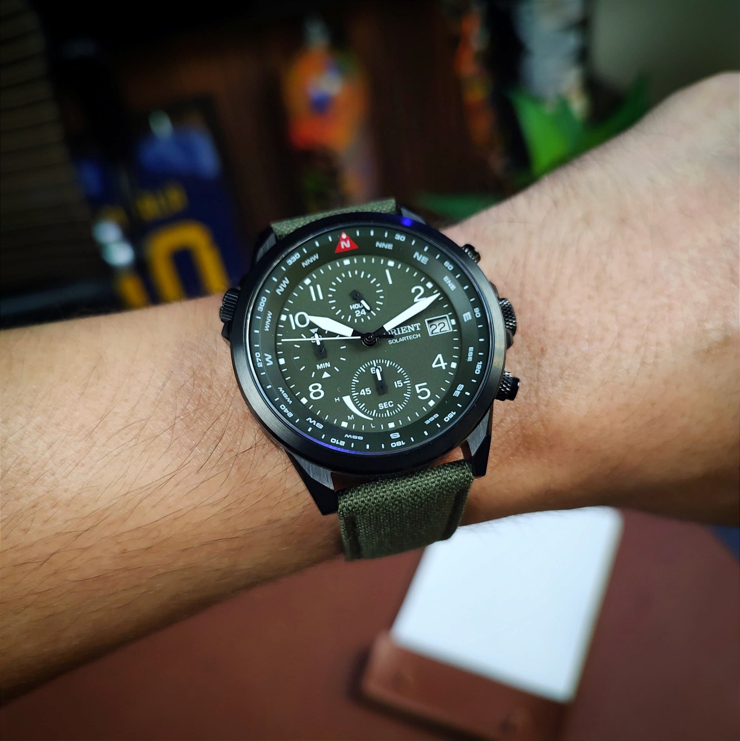 Orient Elite Land Solartech MPSNC006 E2EX – Solar 44mm Safira 100m