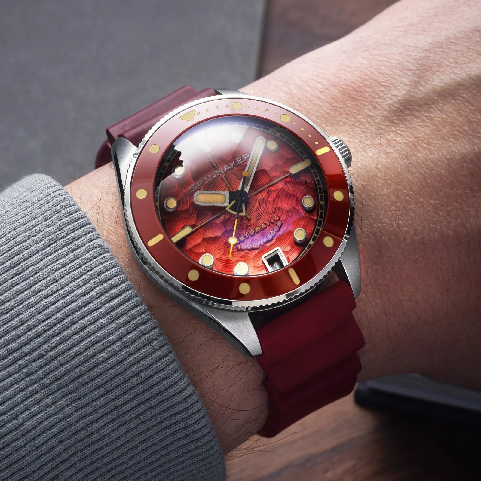 Relógio de Mergulho Challenger Automatic 42 mm Seiko NH35