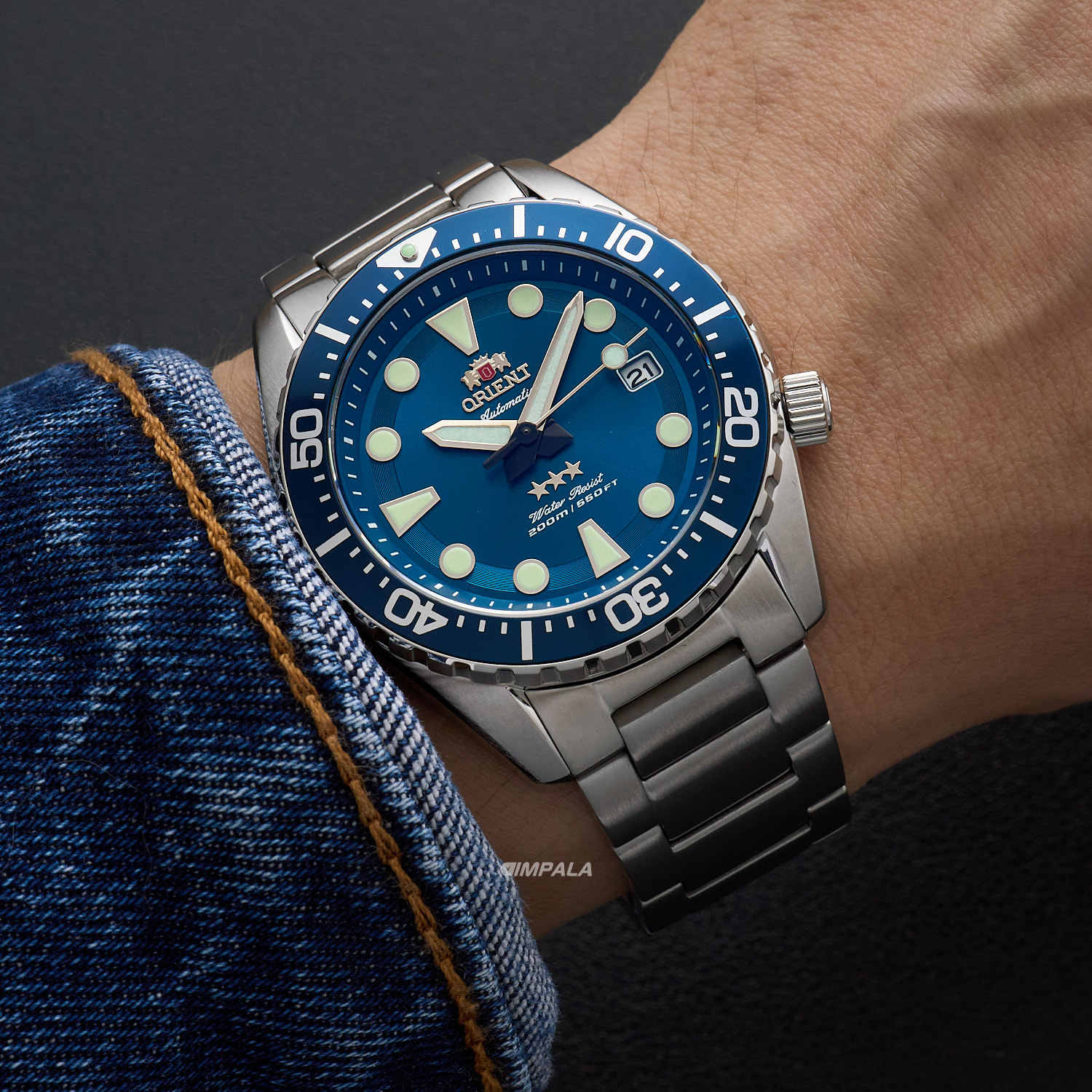 Orient Sport Sea YN6SS011 D1SX Azul Automático 200m - Relojoaria