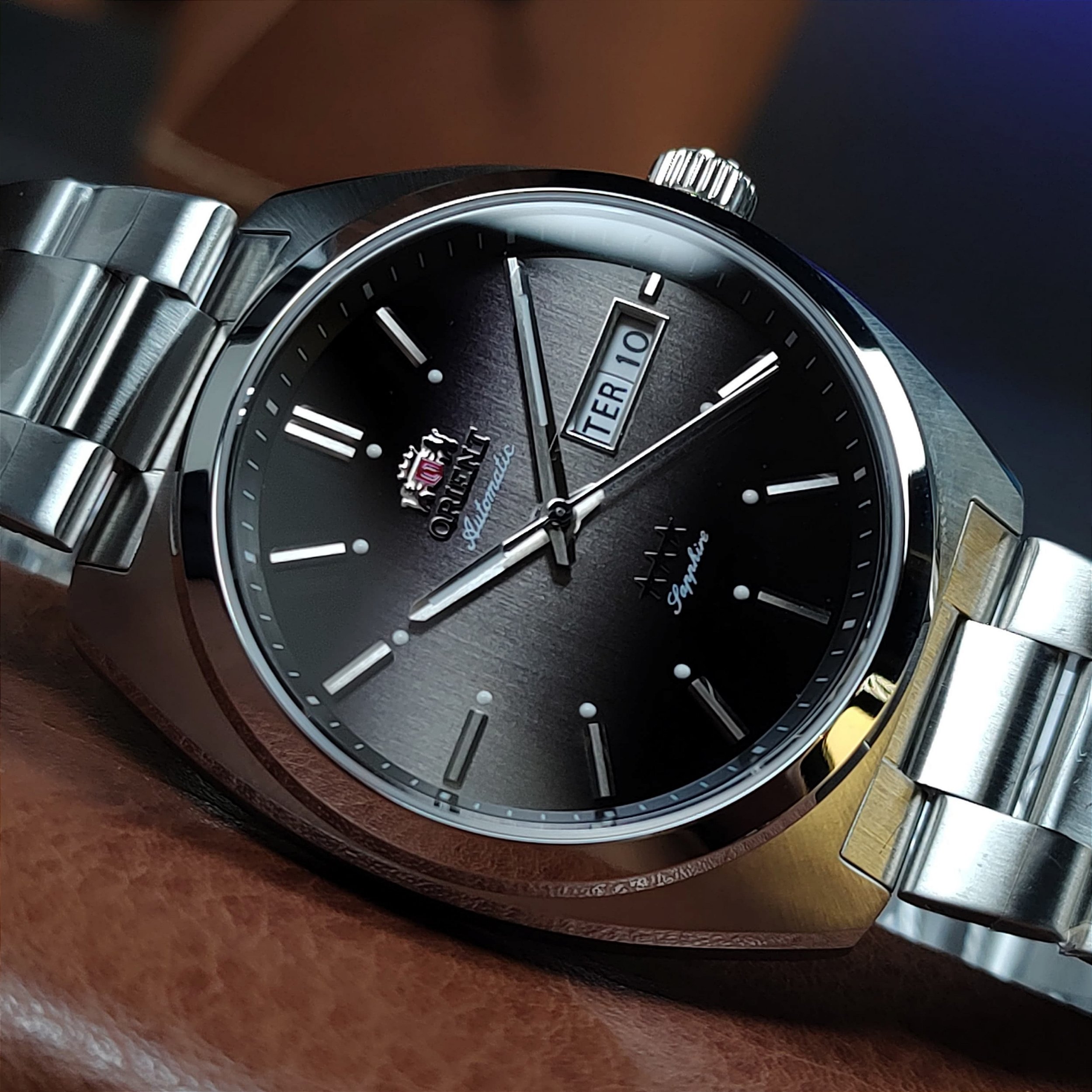 Relógio Orient Heritage Preto Automático YN6SS001 G1SX 39mm