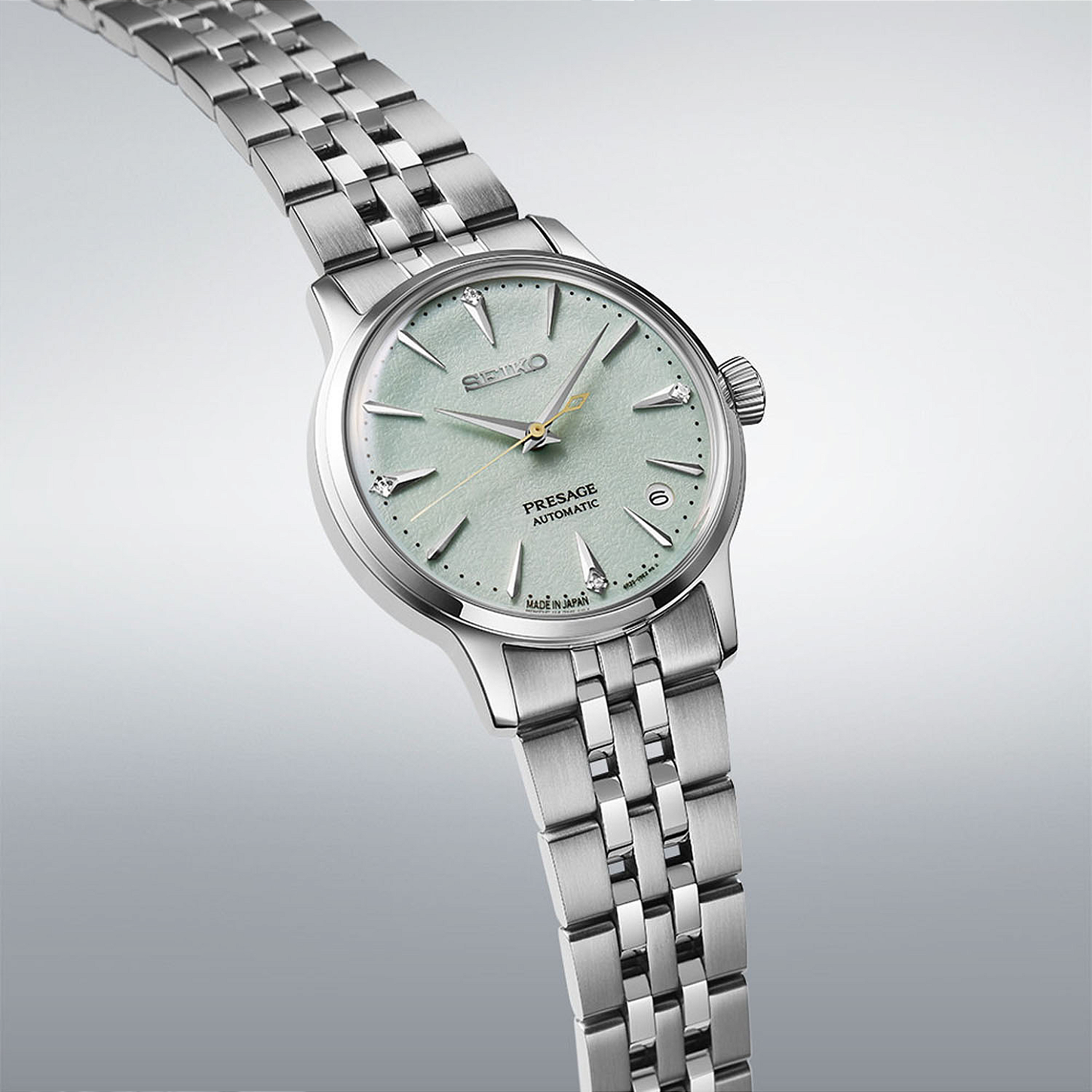 Seiko Presage SRPL63 Frozen Mojito 34mm em Aço Inox - Relojoaria