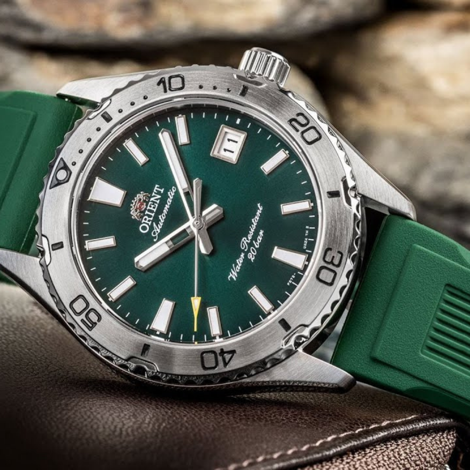 Orient Mako 40 Automático RA-AC0Q11E30B Safira 200m - Relojoaria