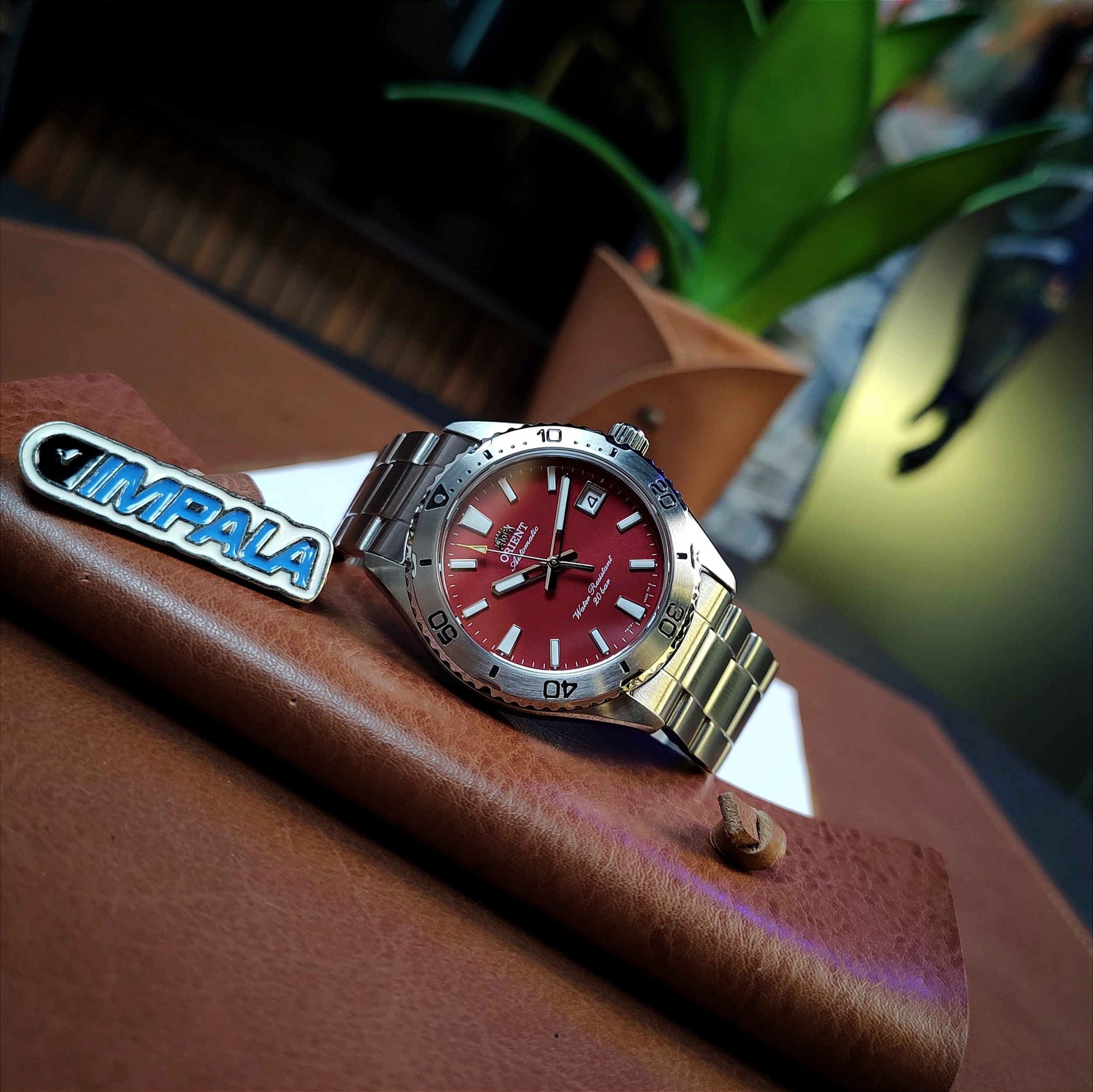 Orient Mako 40 RA-AC0Q09R30B Vermelho Automático Diver